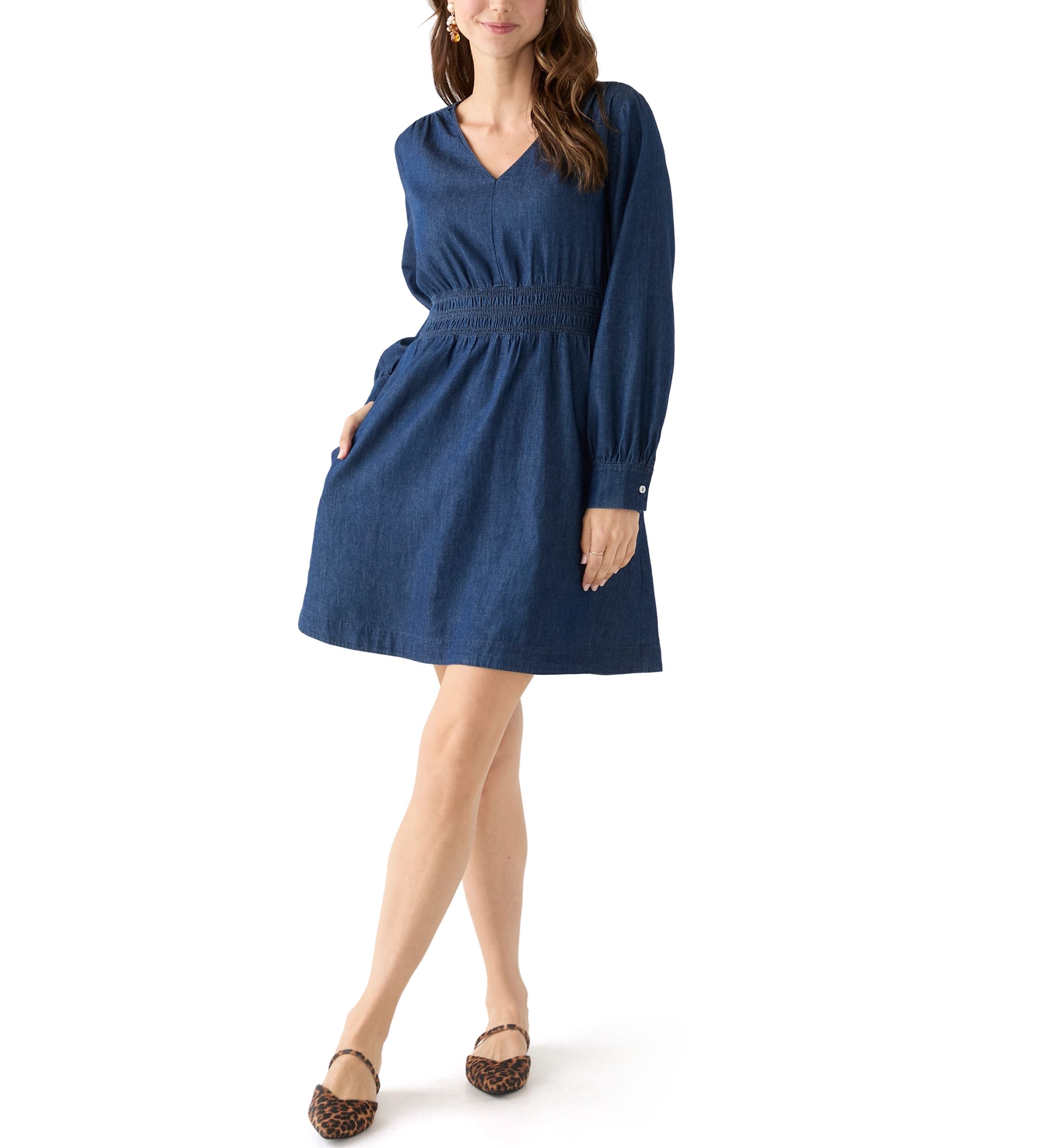 Womens Medium Denim Dress
