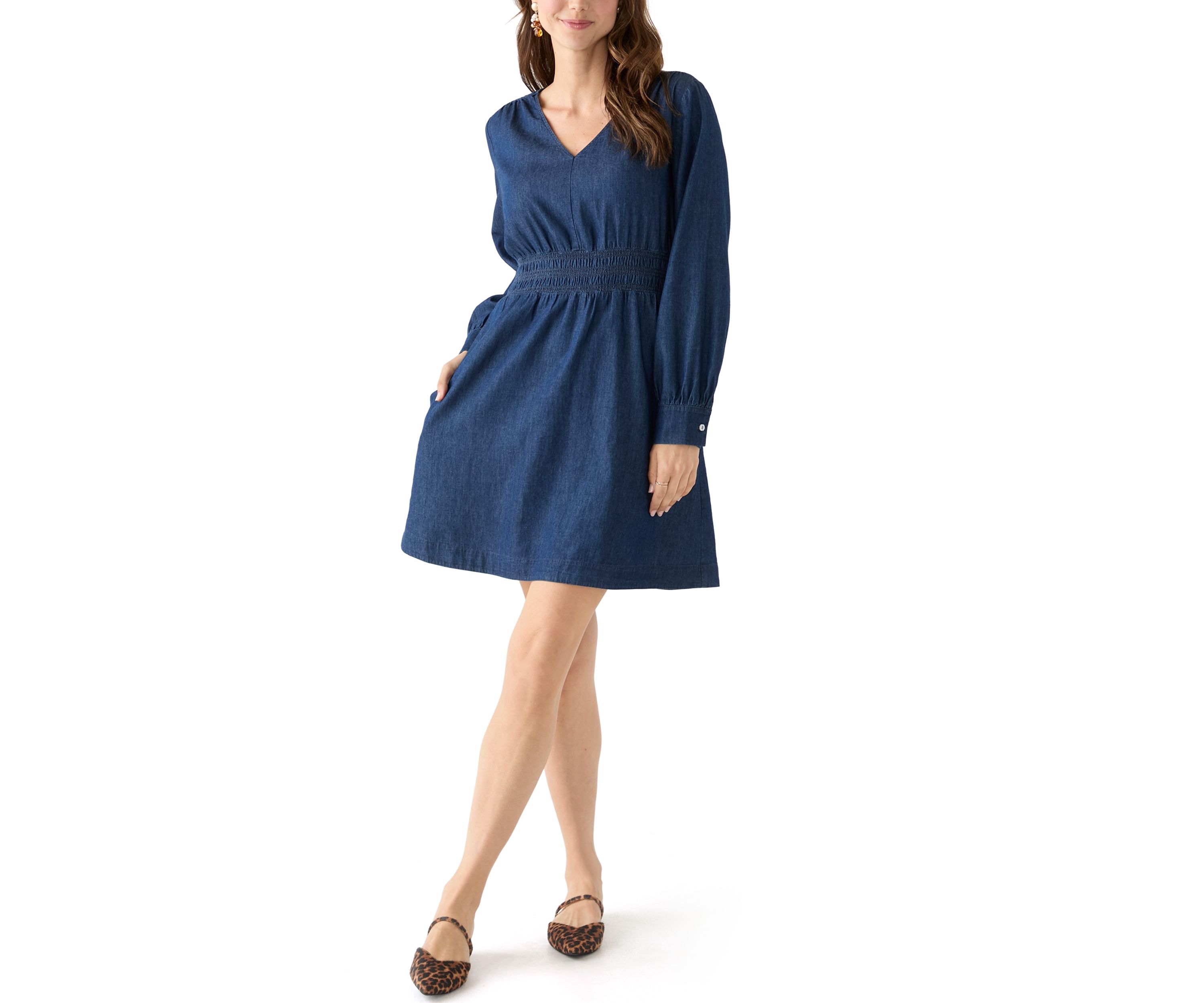 Womens Medium Denim Dress
