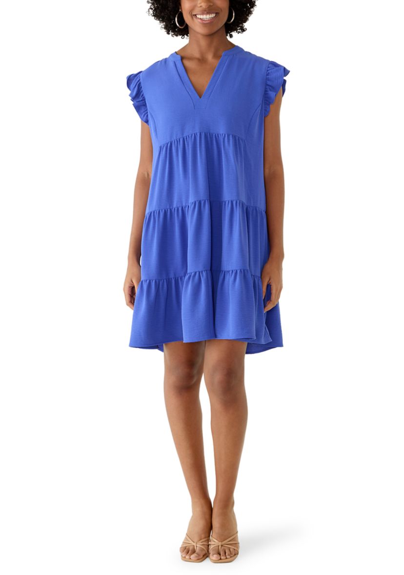 drop waist babydoll dress Adaptive Babydoll Dress with Snaps Sage / 3XL main image 0