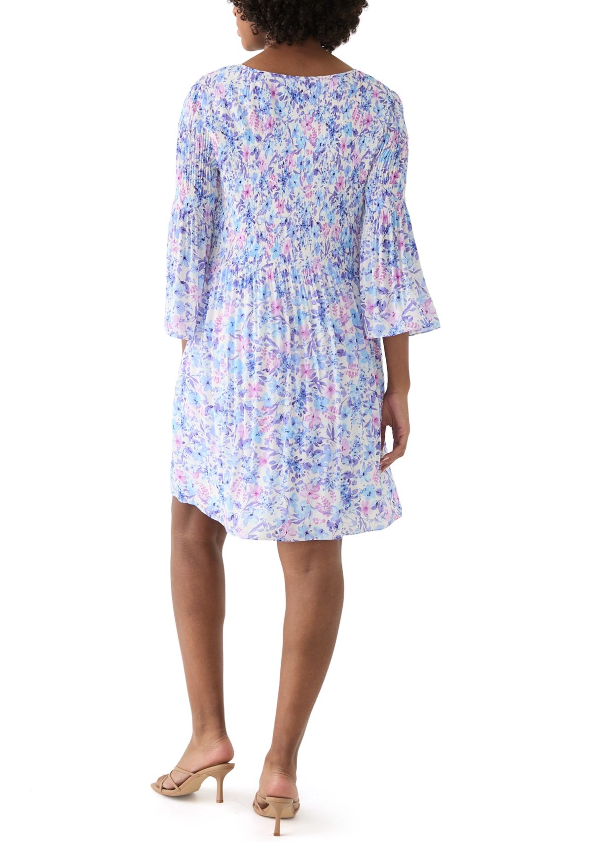 Womens Printed A-Line Dress