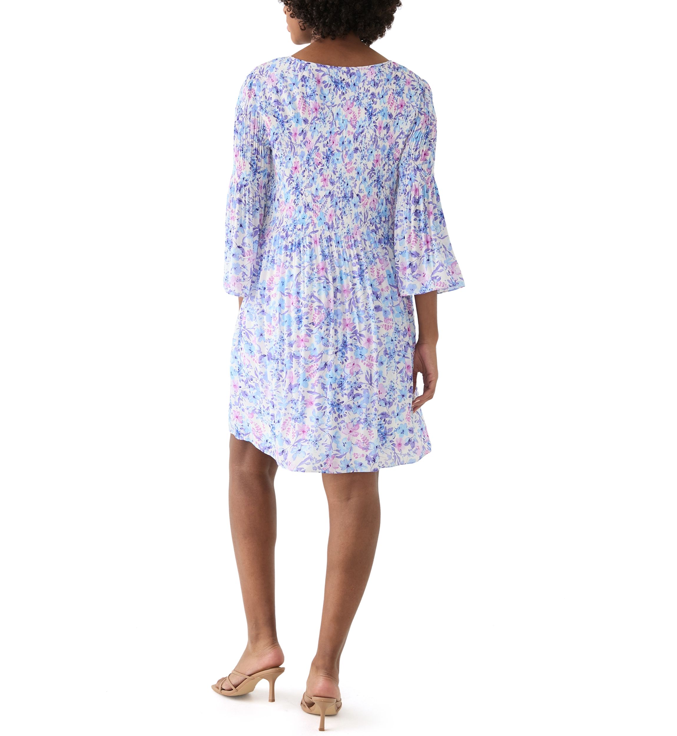 Womens Printed A-Line Dress