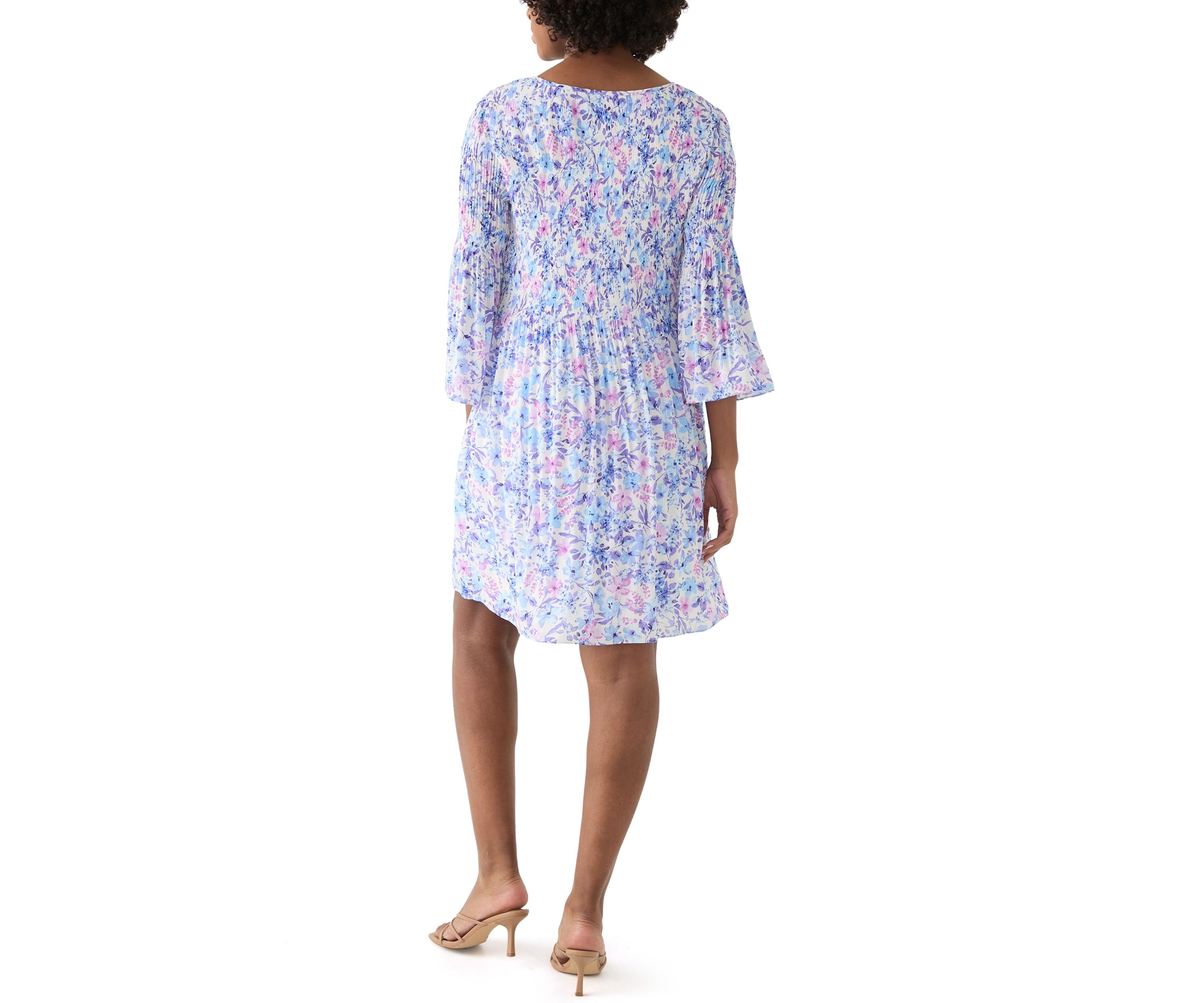Womens Printed A-Line Dress