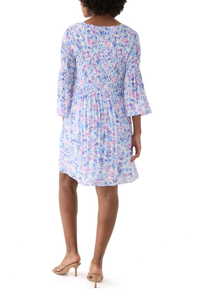 Womens Printed A-Line Dress