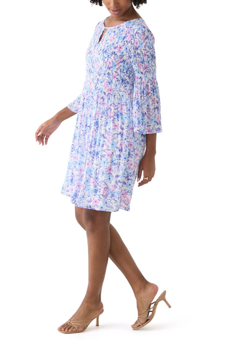 Womens Printed A-Line Dress
