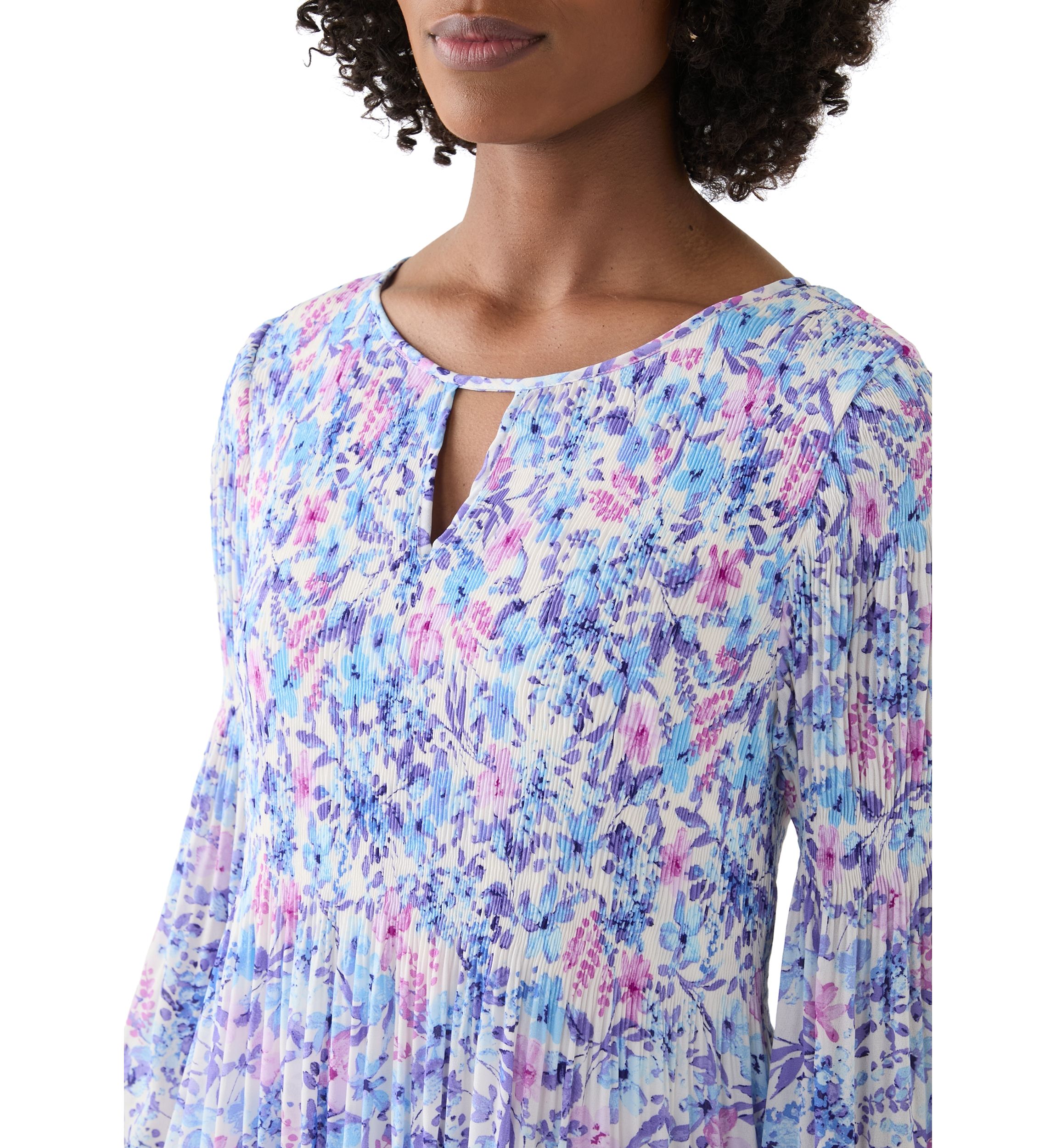 Womens Printed A-Line Dress