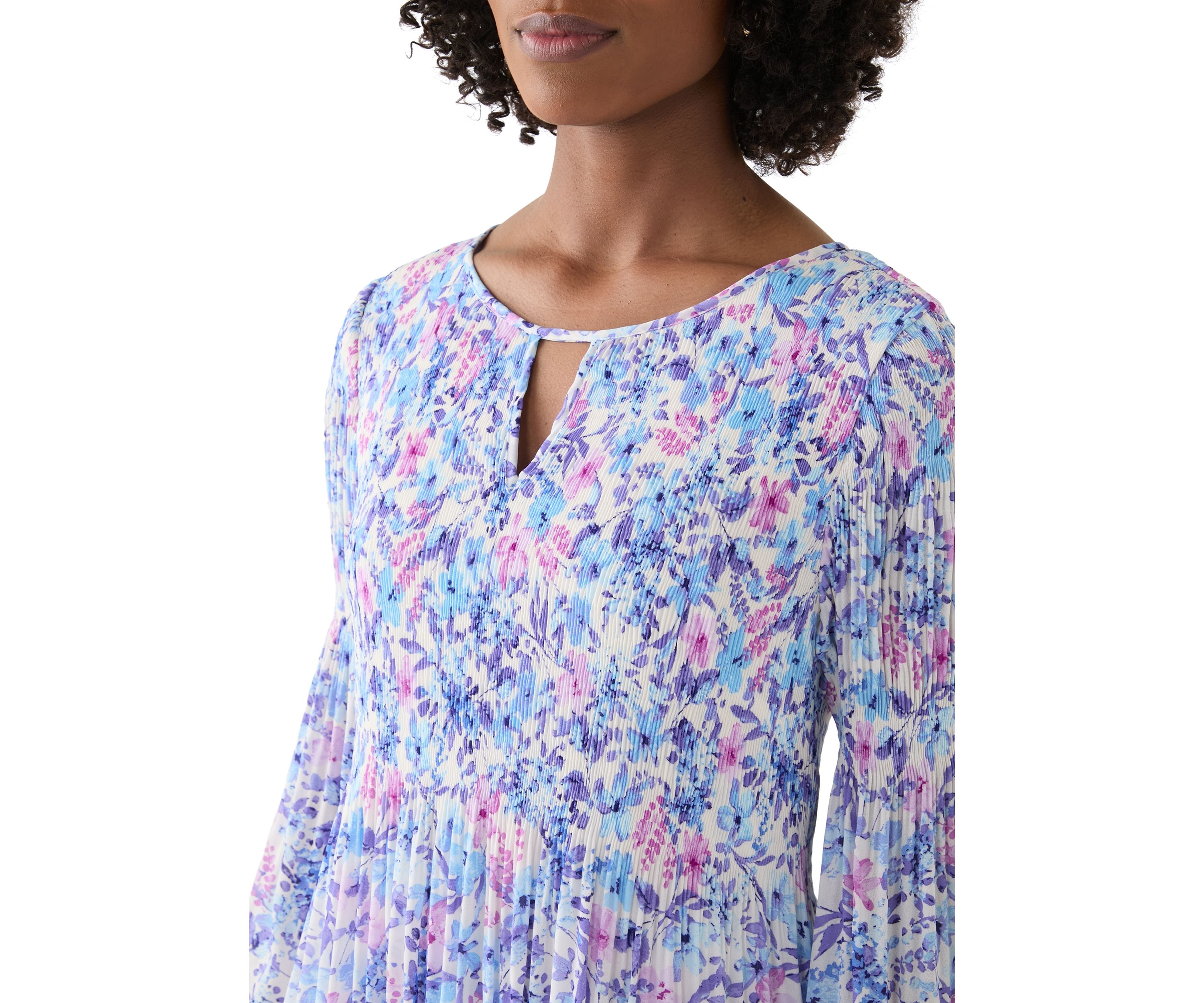 Womens Printed A-Line Dress