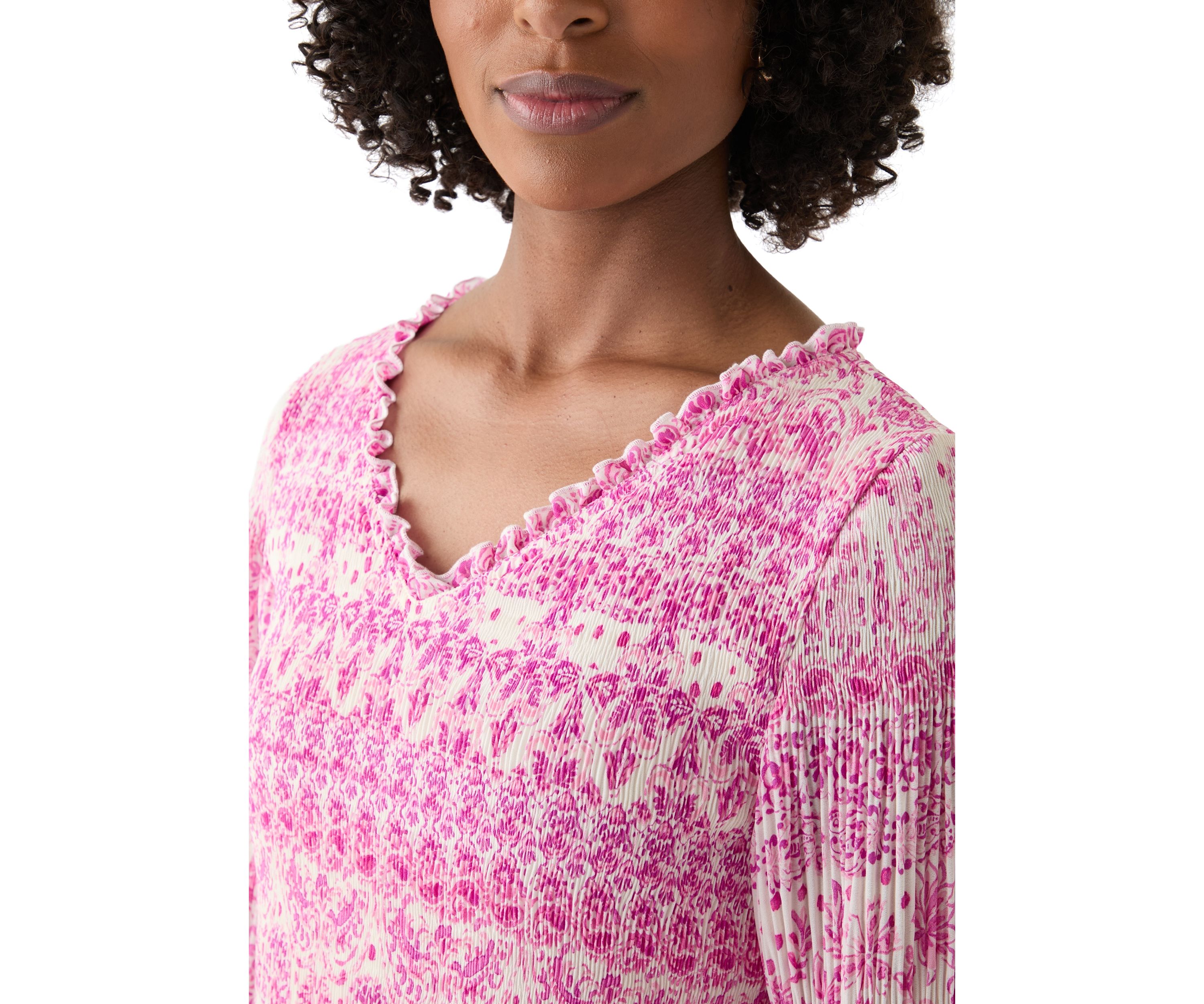 Womens Paisley Printed A-Line Dress