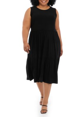 Belk plus hot sale size black dresses