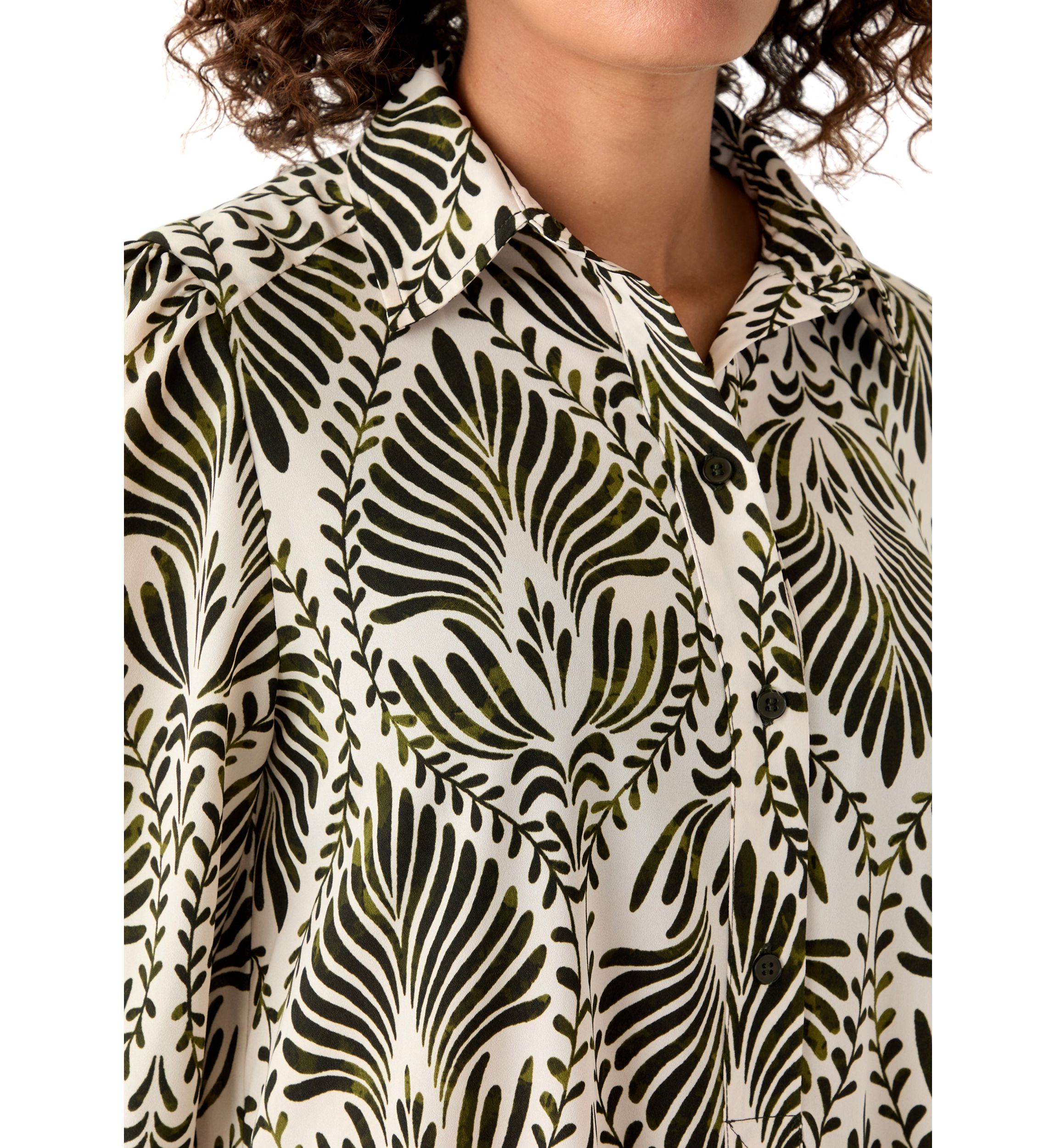 Womens 3/4  Sleeve Ruffle Hem Dress