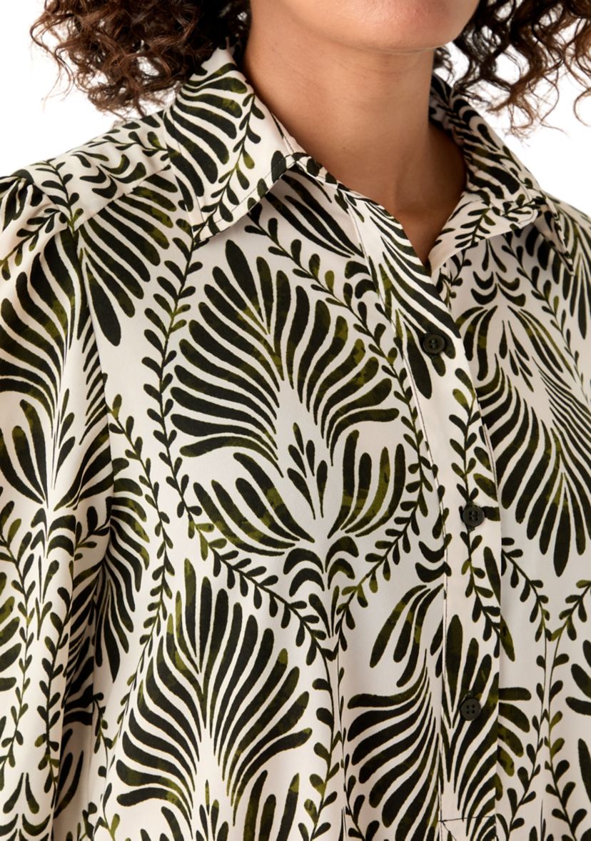 Womens 3/4  Sleeve Ruffle Hem Dress