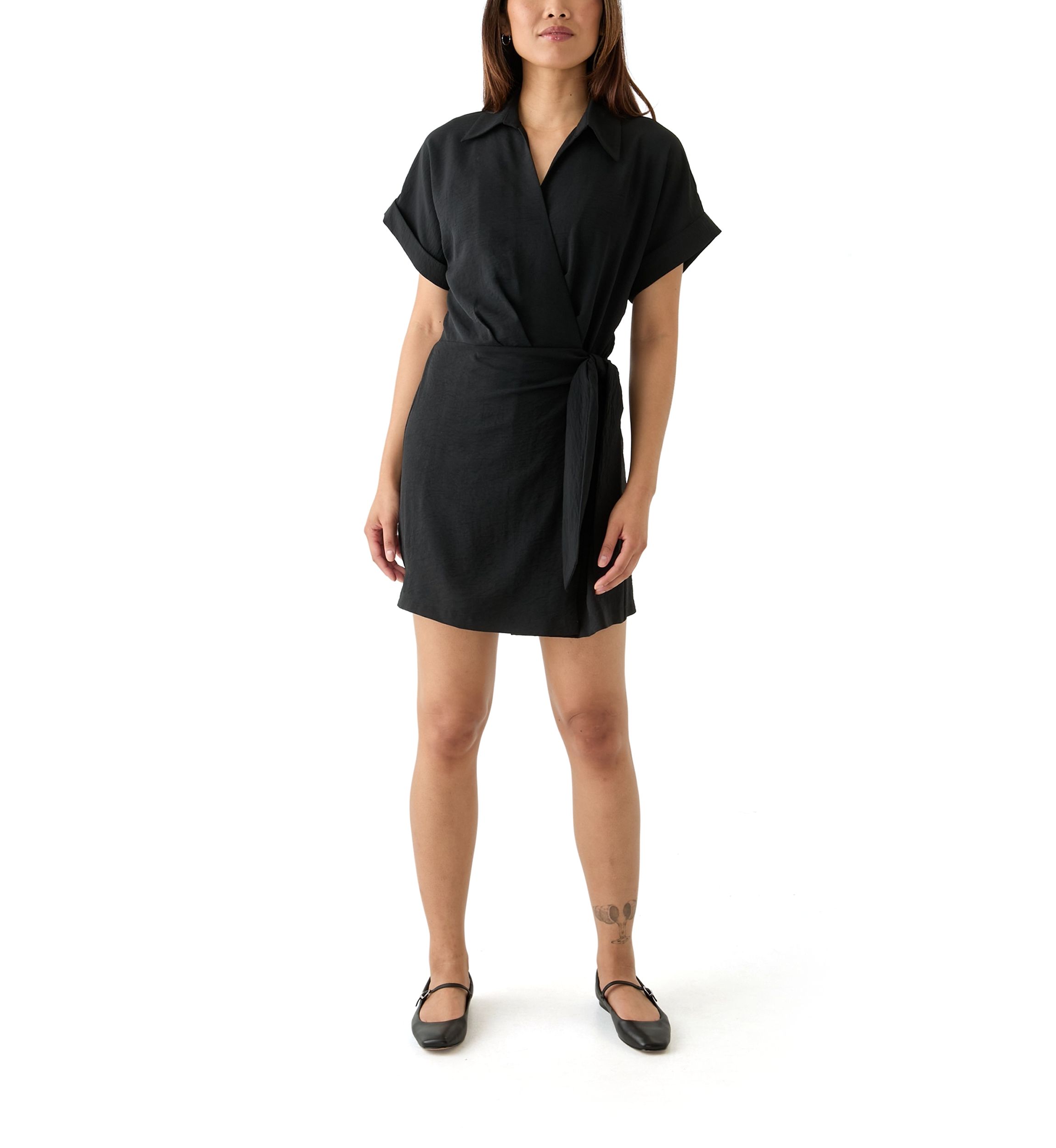 Womens Short Sleeve V-Neck Romper 