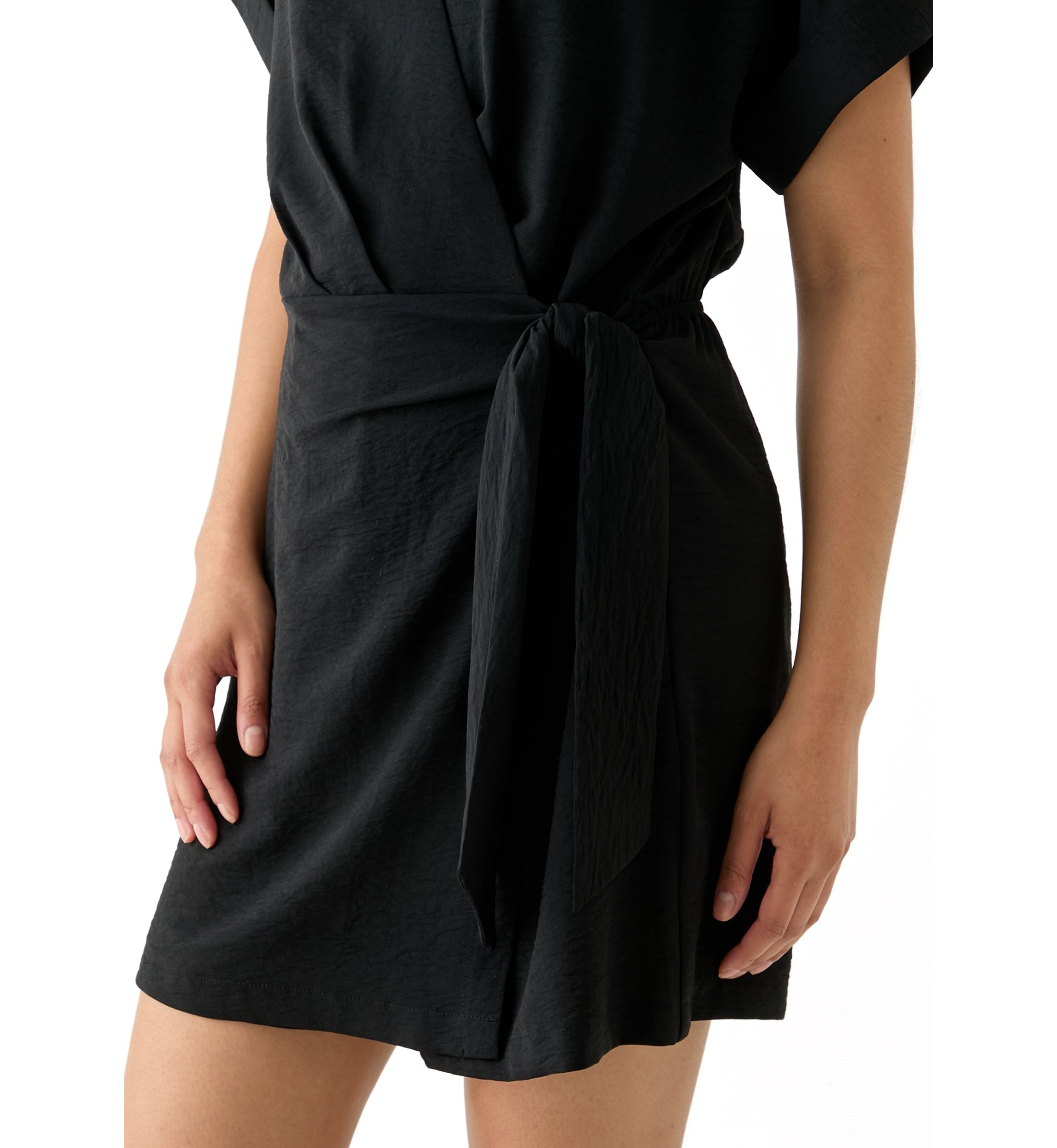 Womens Short Sleeve V-Neck Romper 