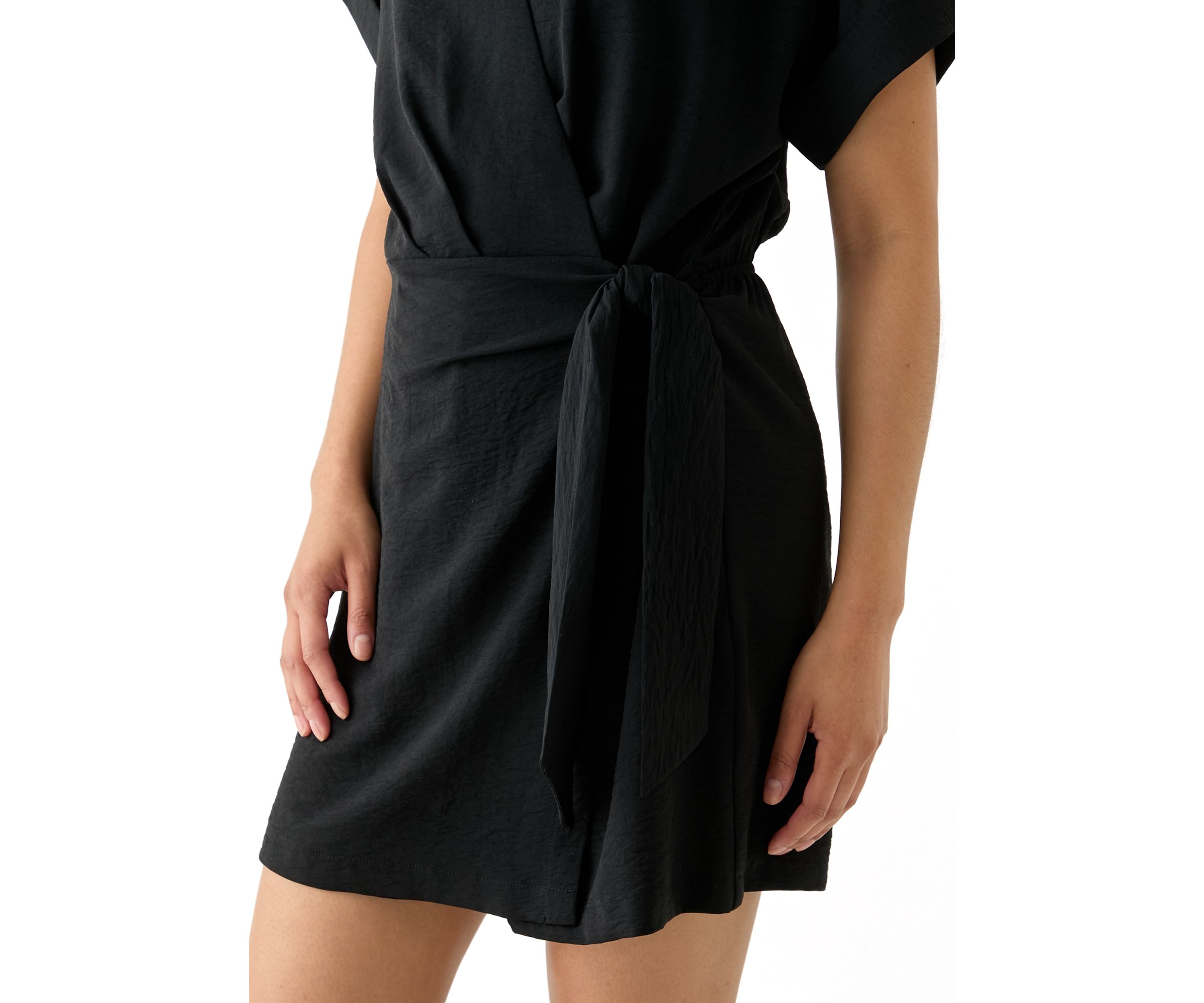 Womens Short Sleeve V-Neck Romper 