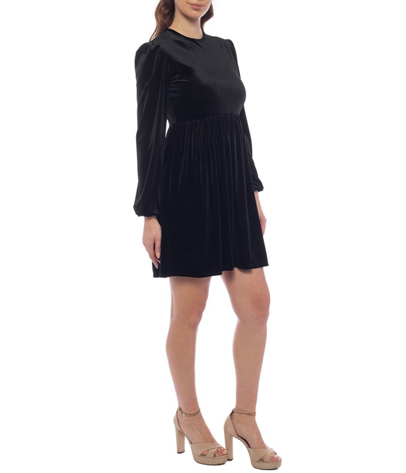 Baby Doll Velvet Dress