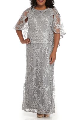belk plus size evening gowns