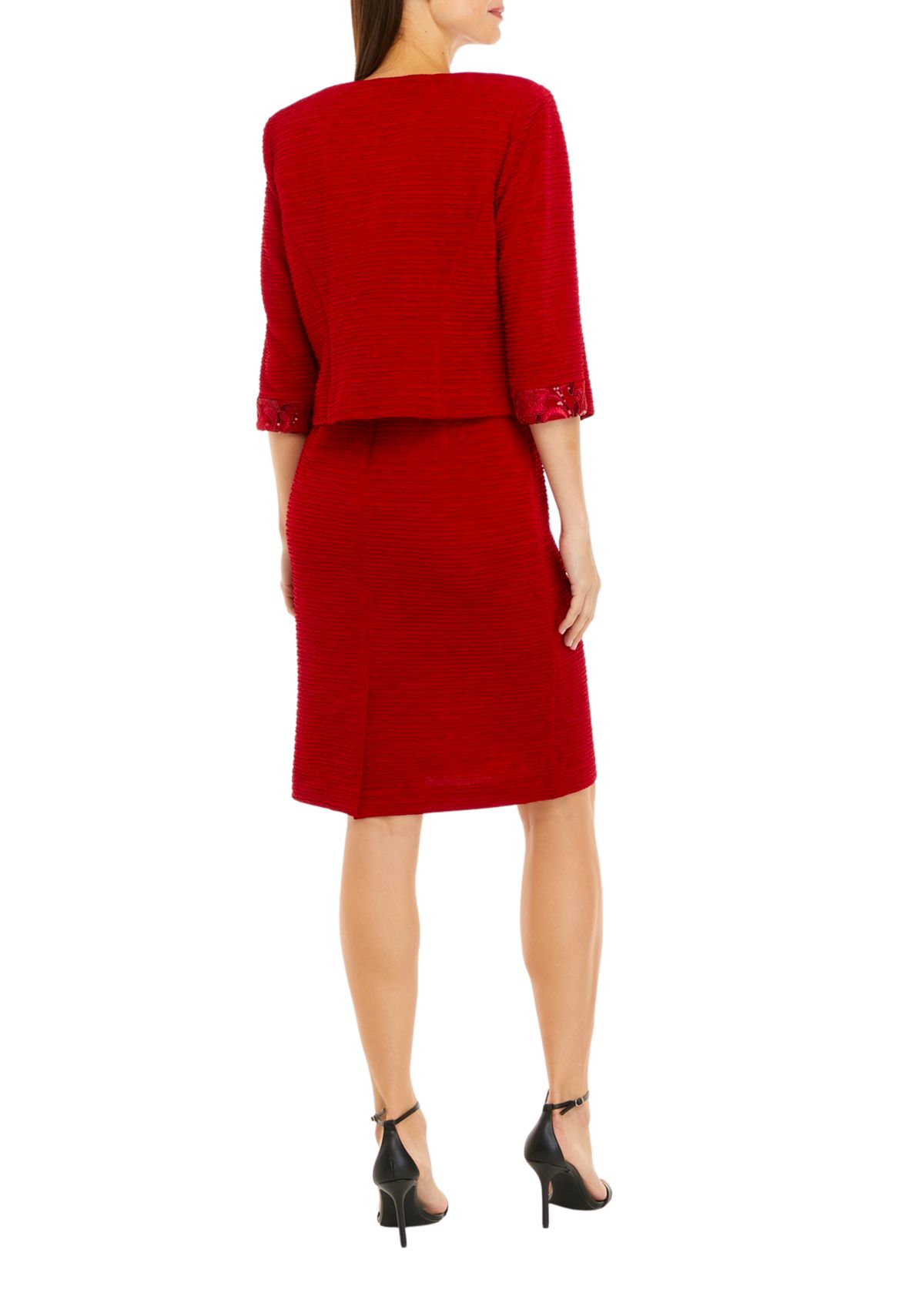 Womens 3/4 Sleeve Jacket and Dress