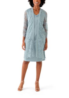 maya brooke lace jacket dress Maya Brooke Jacket Dress 29366, Black/Pink / 20W