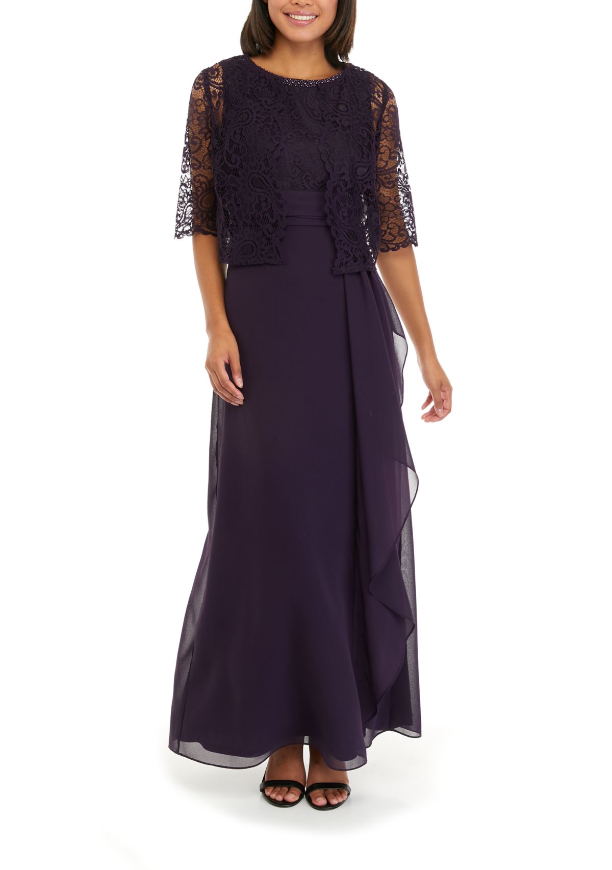 Womens Lace Jacket Dress