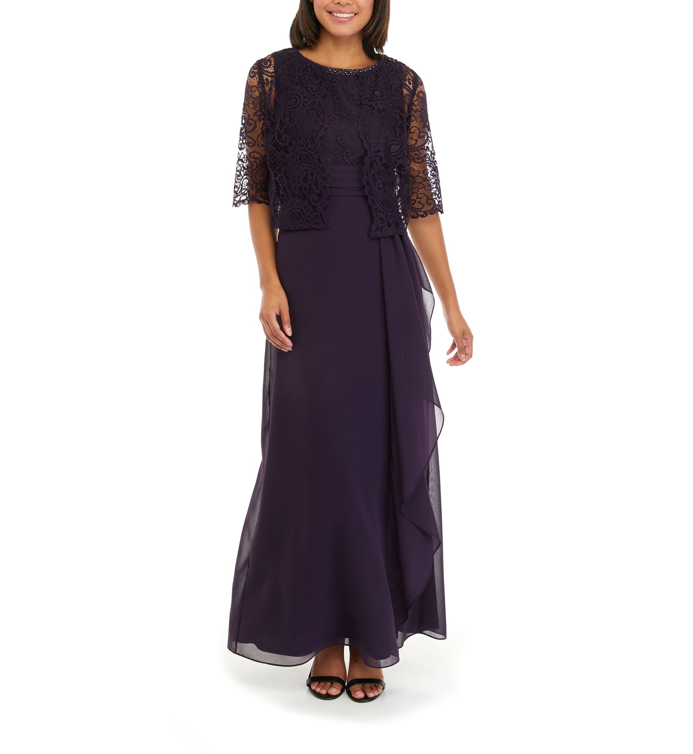 Womens Lace Jacket Dress