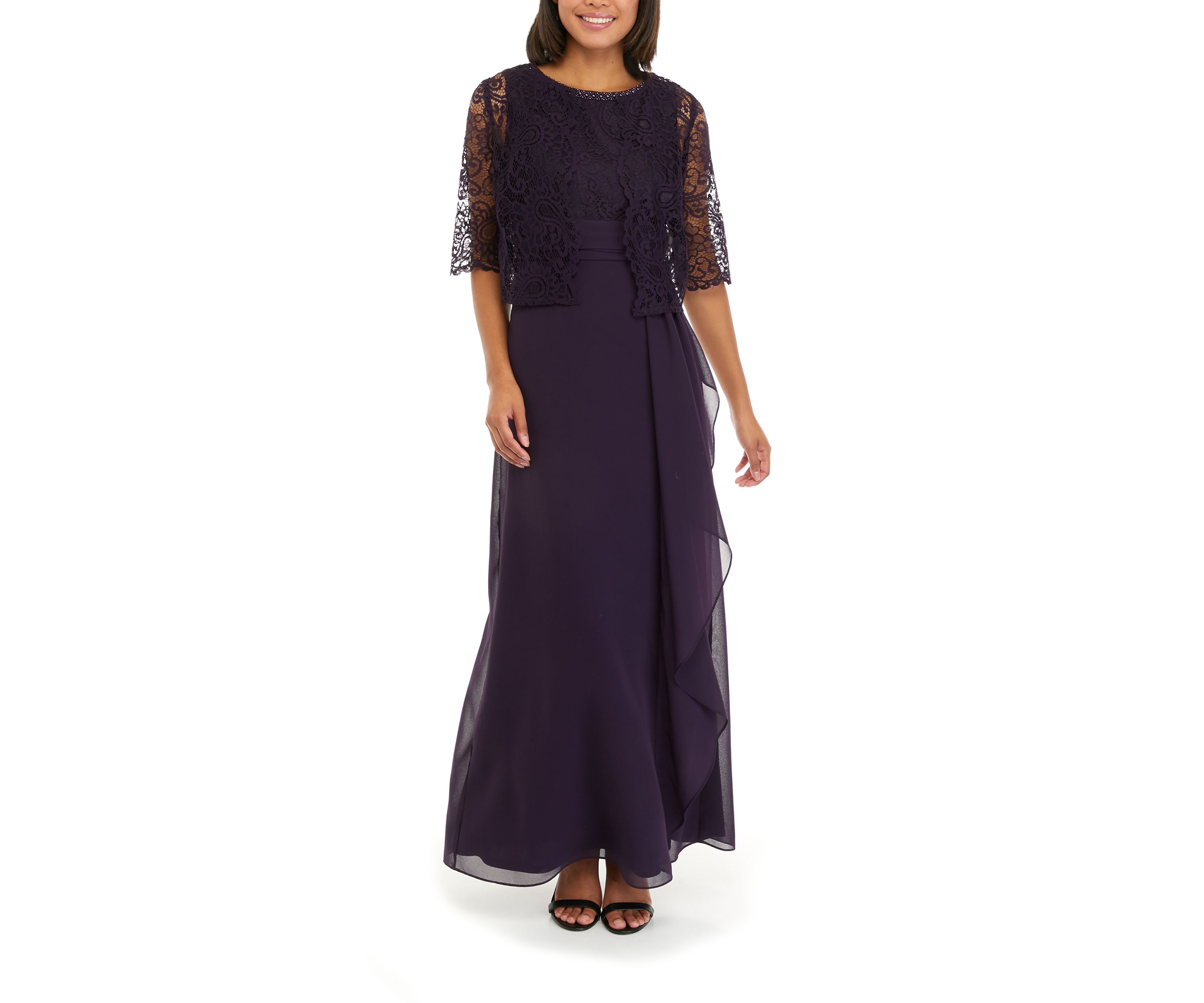 Womens Lace Jacket Dress