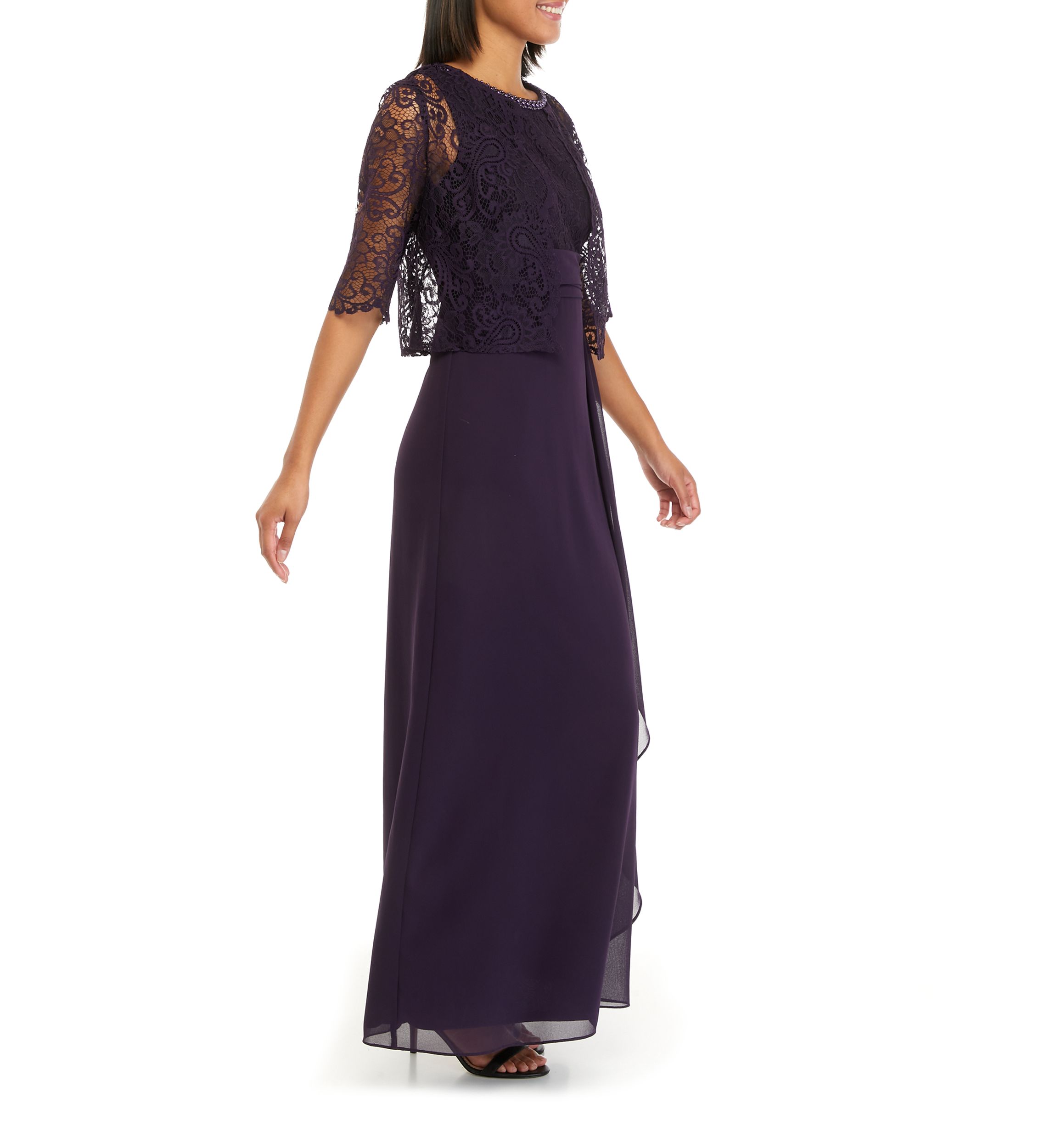 Womens Lace Jacket Dress