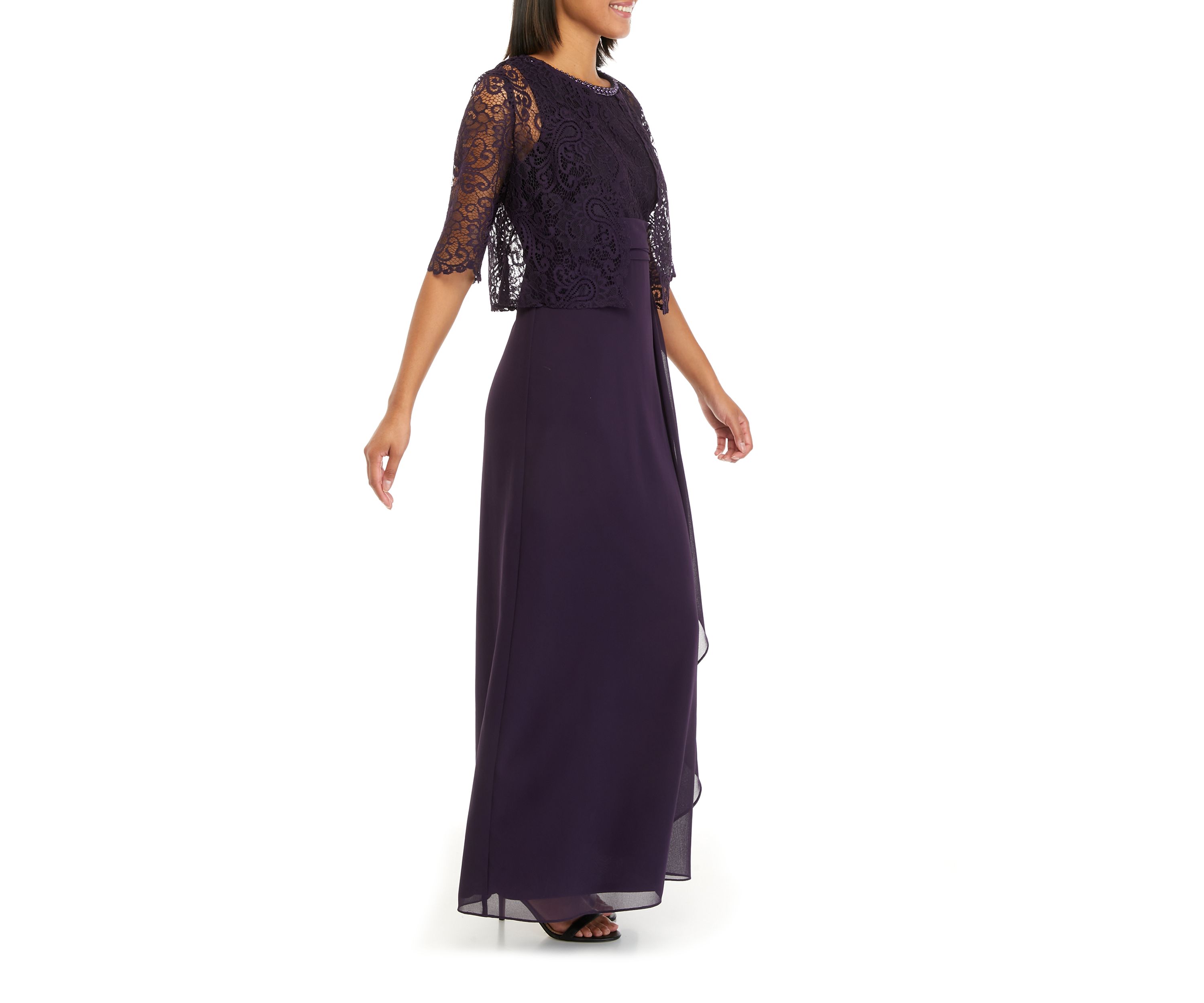 Womens Lace Jacket Dress