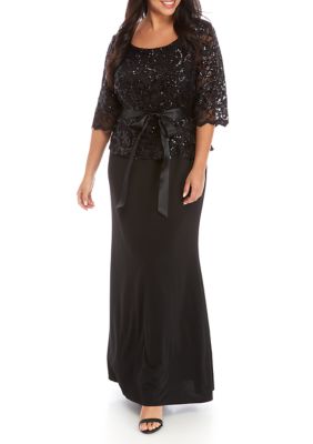 Belk plus size prom hot sale dresses