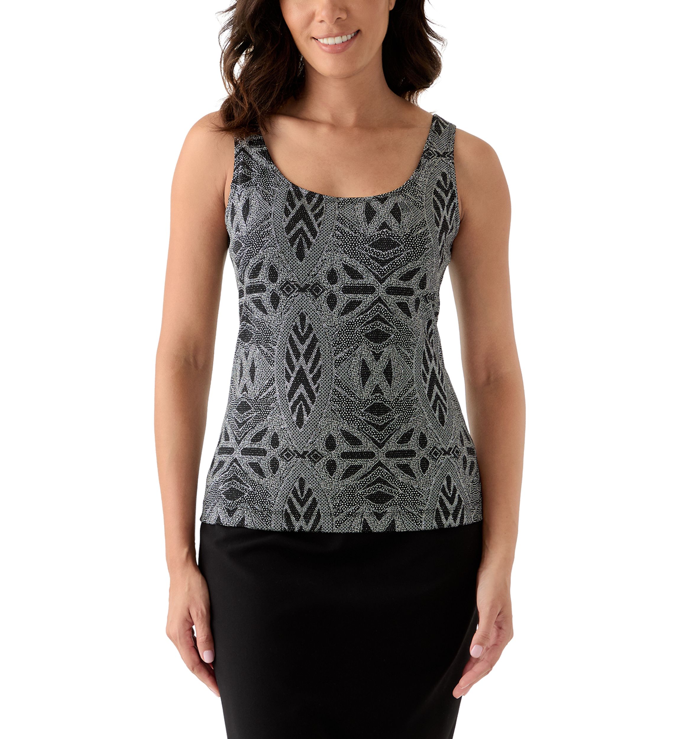 Womens Glitter 3/4 Sleeve Jacket and Top Set