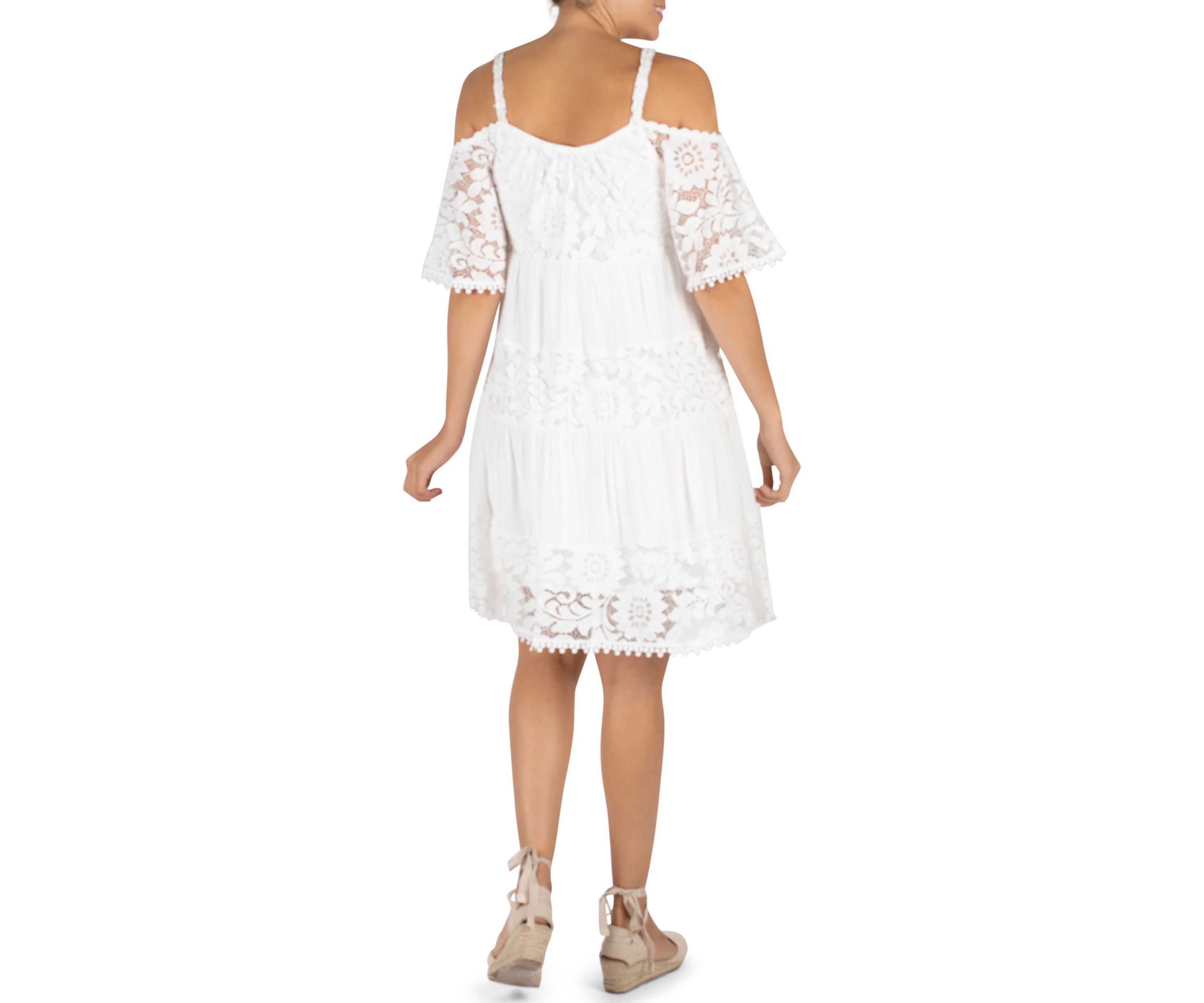Womens Cold Shoulder Dress