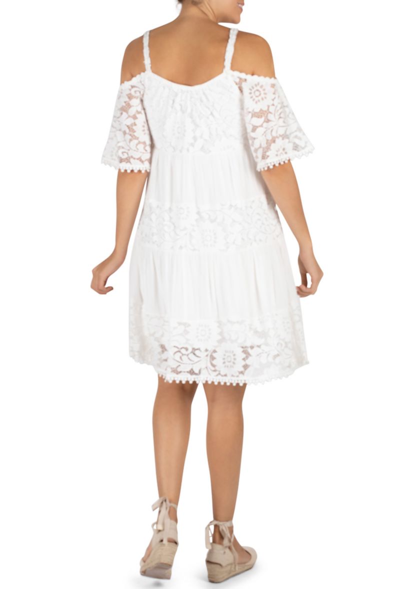 Womens Cold Shoulder Dress