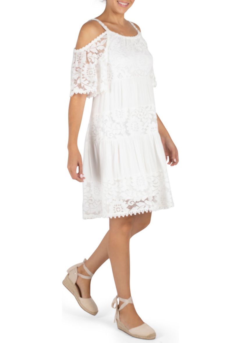 Womens Cold Shoulder Dress