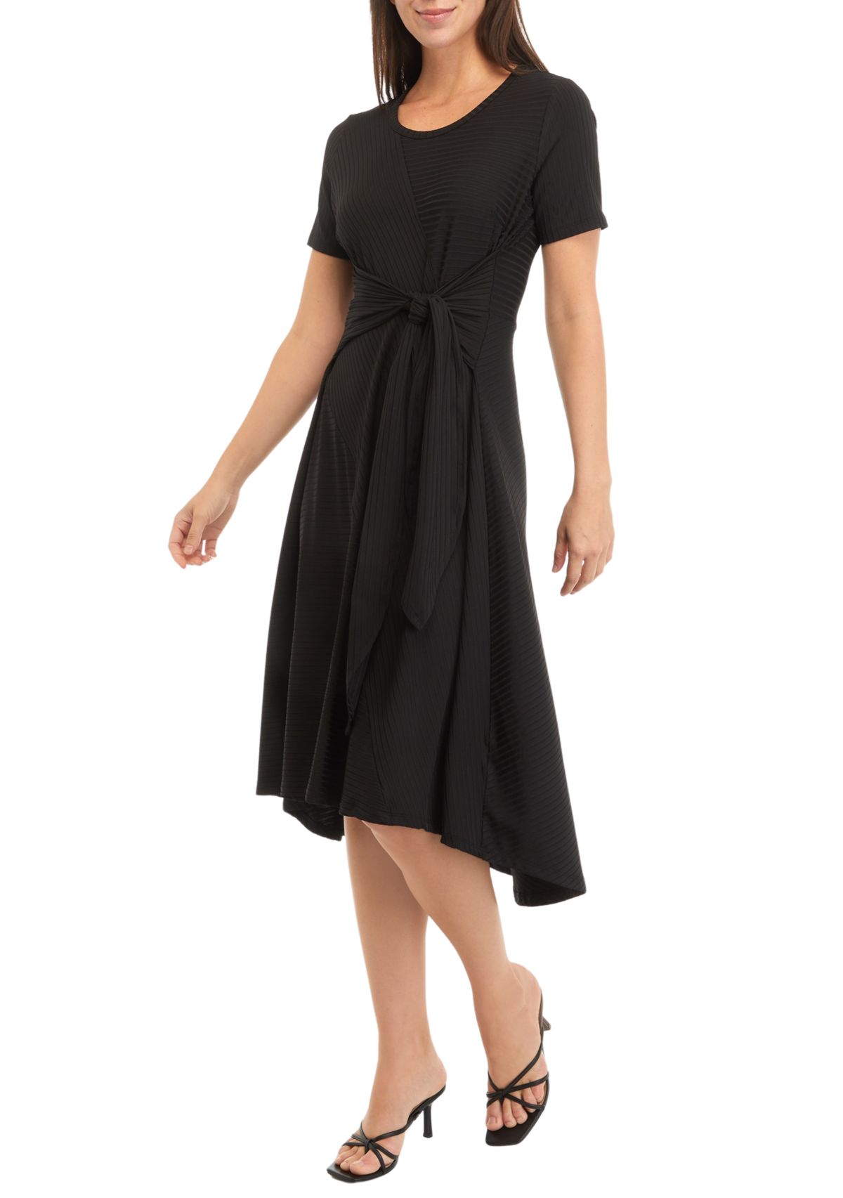 Womens Short Puff Sleeve Dress