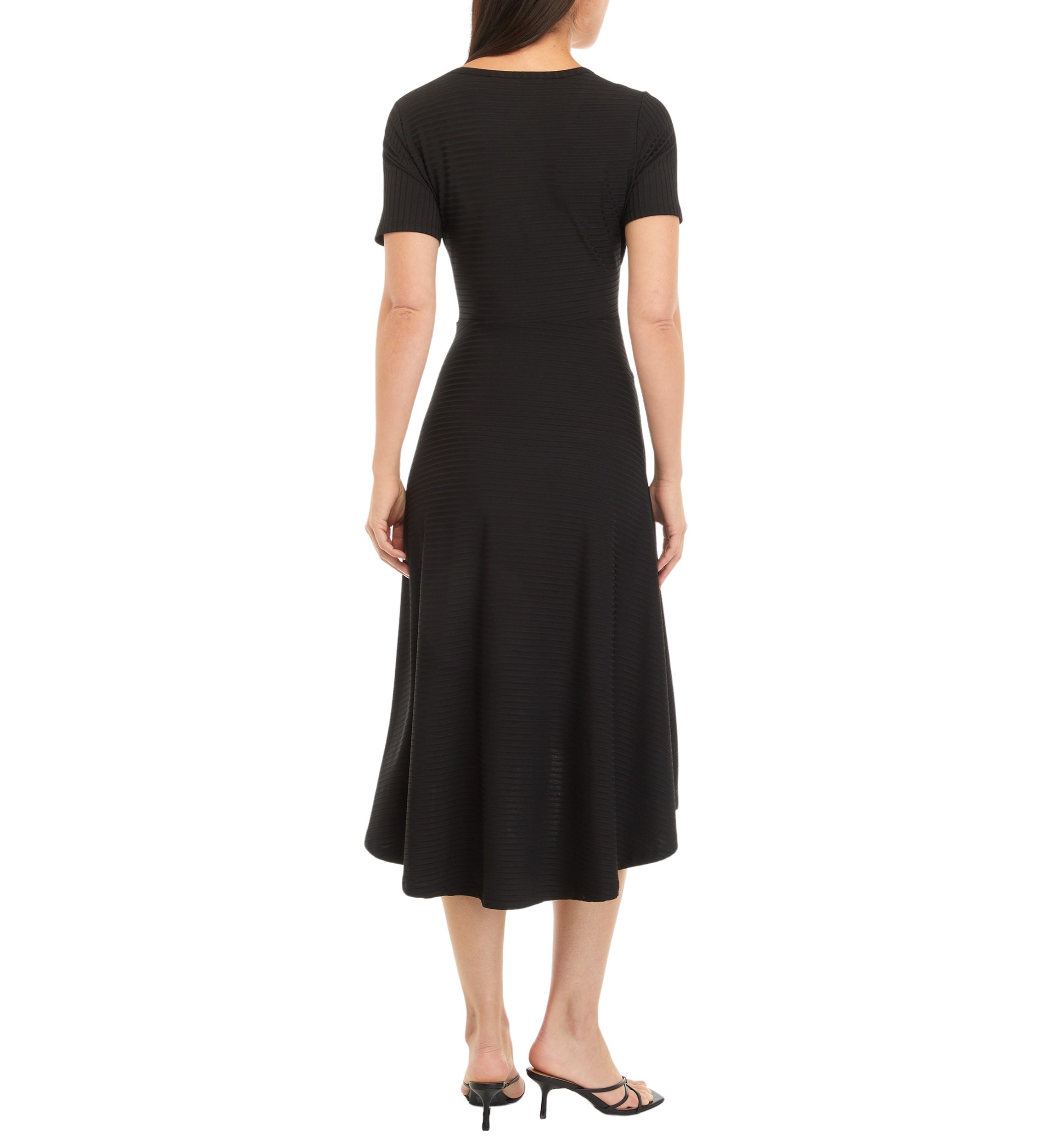 Womens Short Puff Sleeve Dress