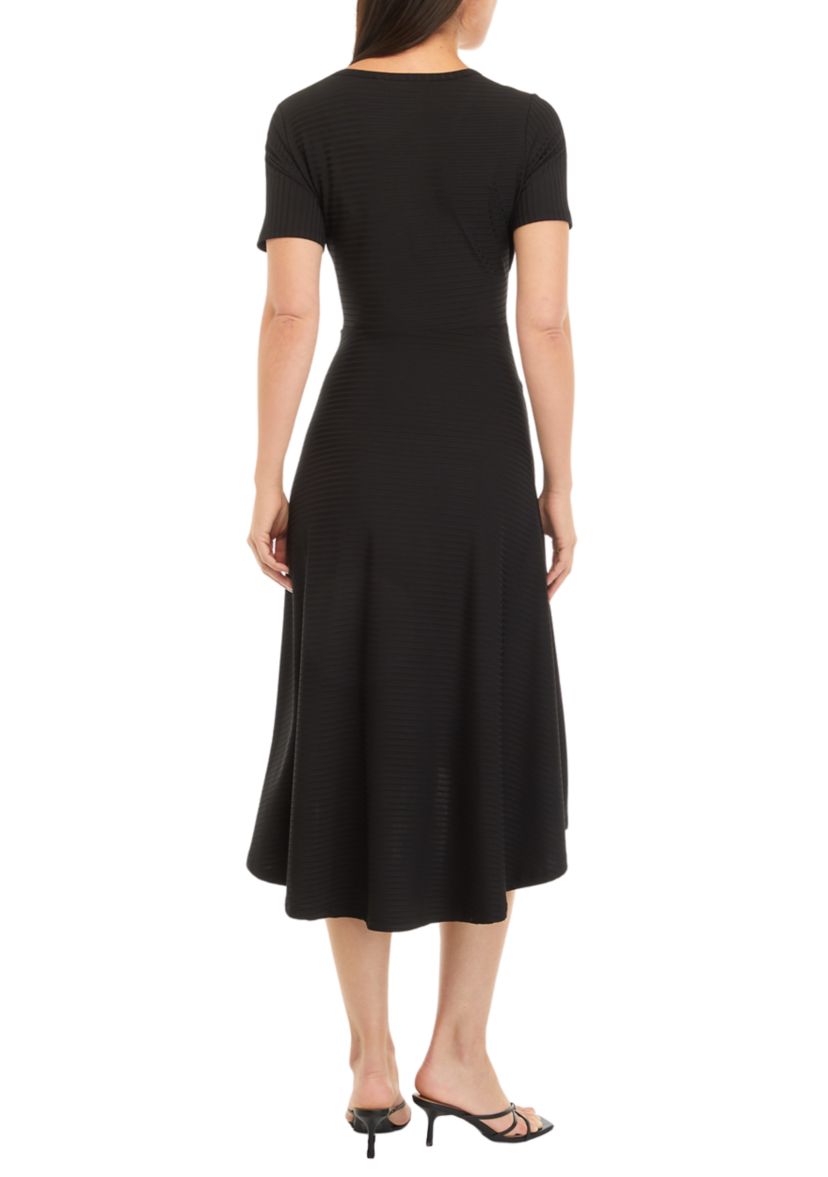 Womens Short Puff Sleeve Dress