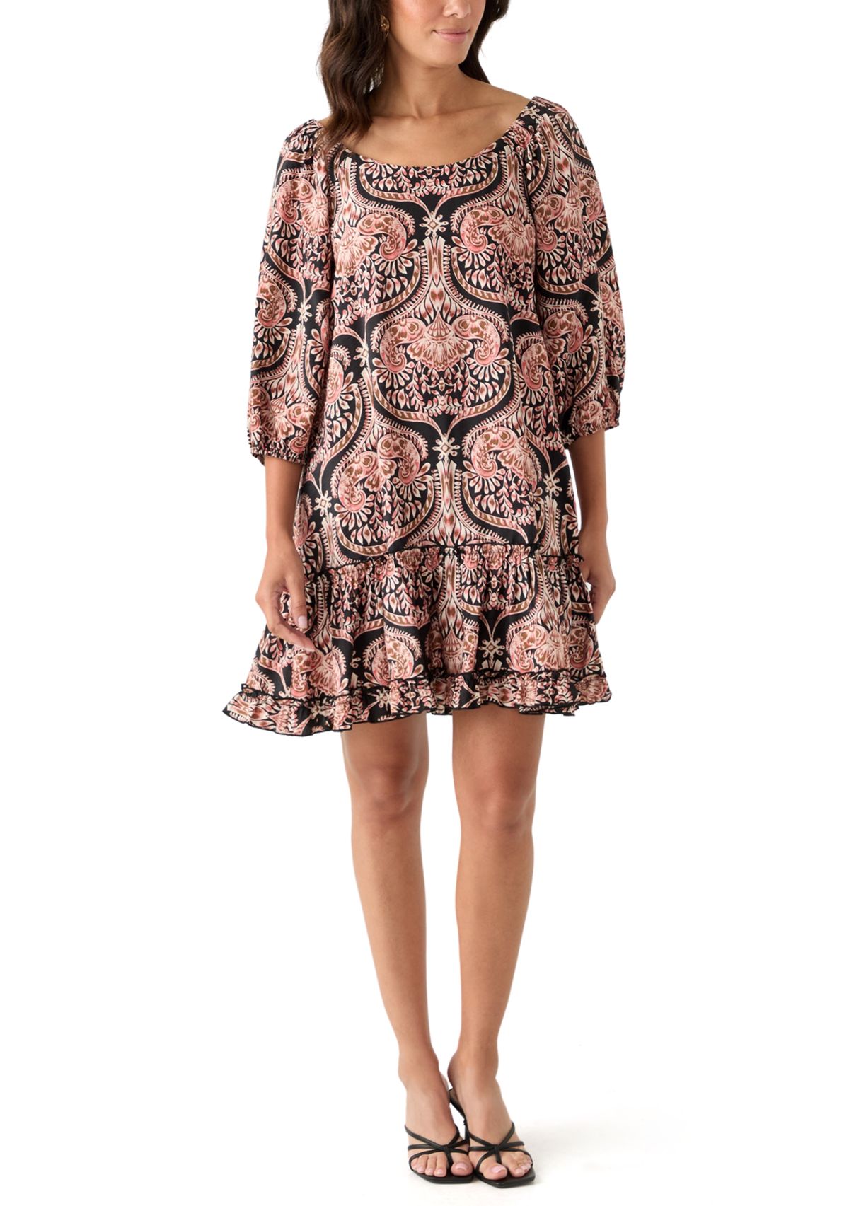 Womens Crepe Mini Dress