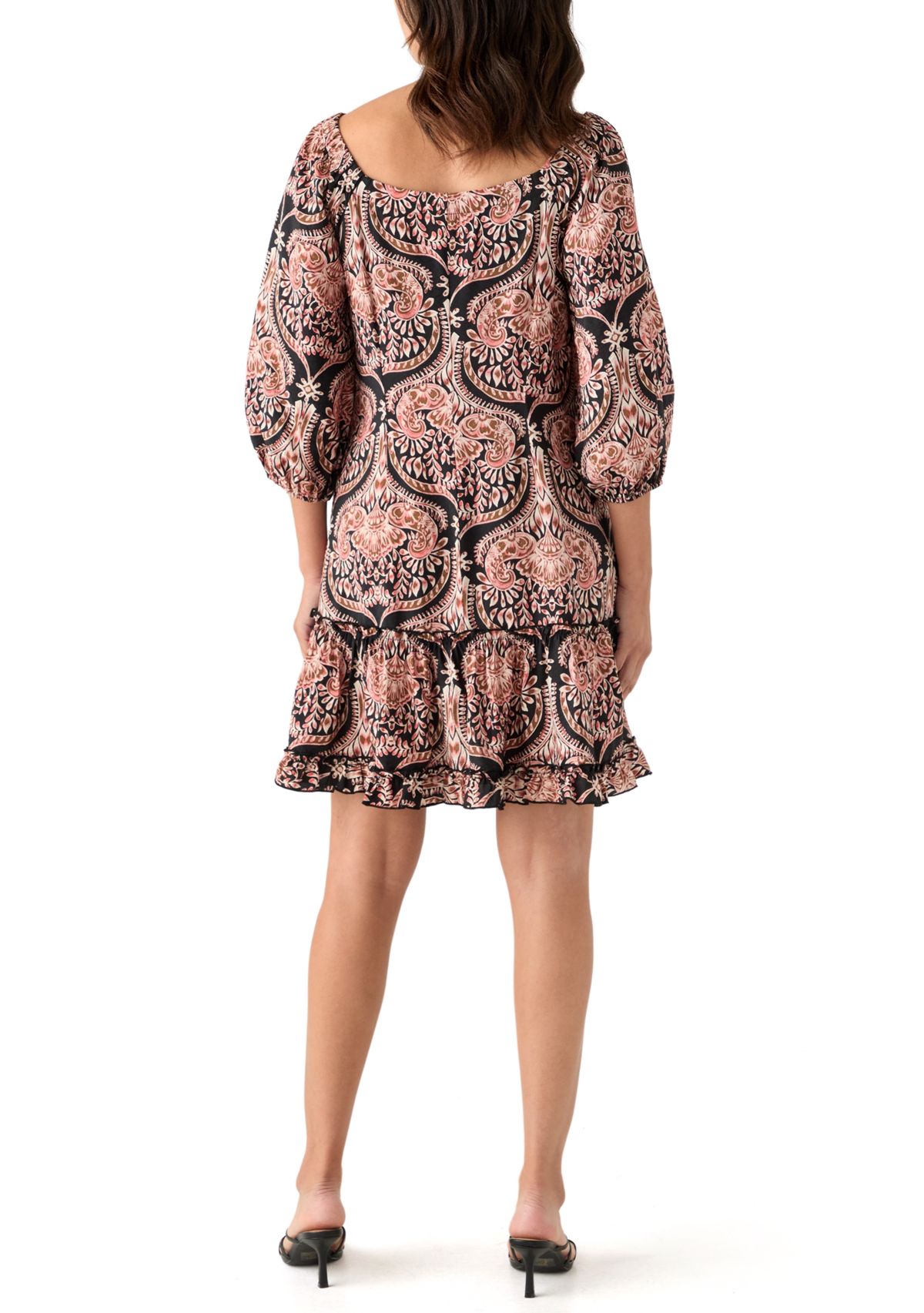 Womens Crepe Mini Dress