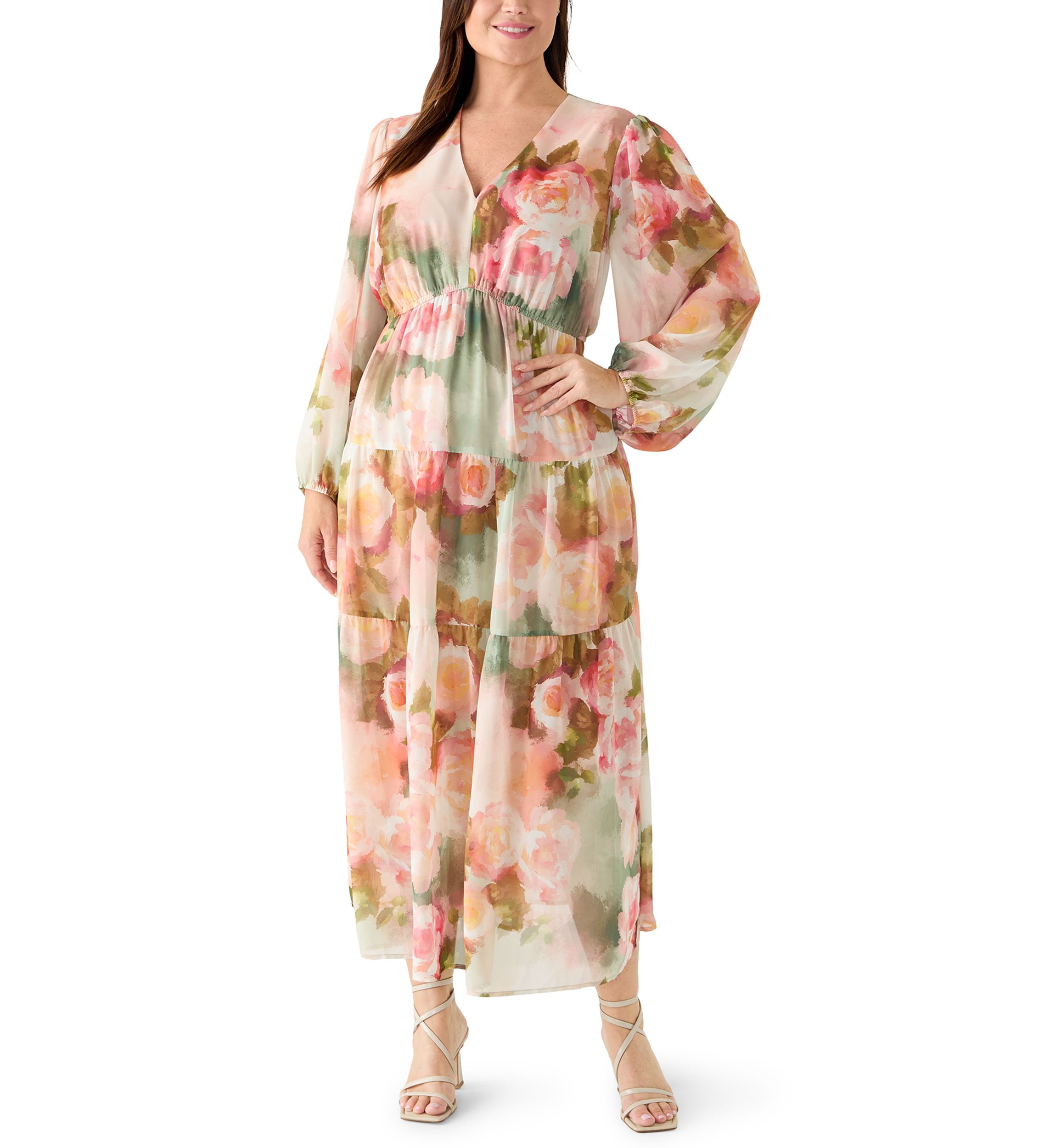 sunkissed maxi dress Women's Sunkissed & Sassy Colorblock Maxi Dress