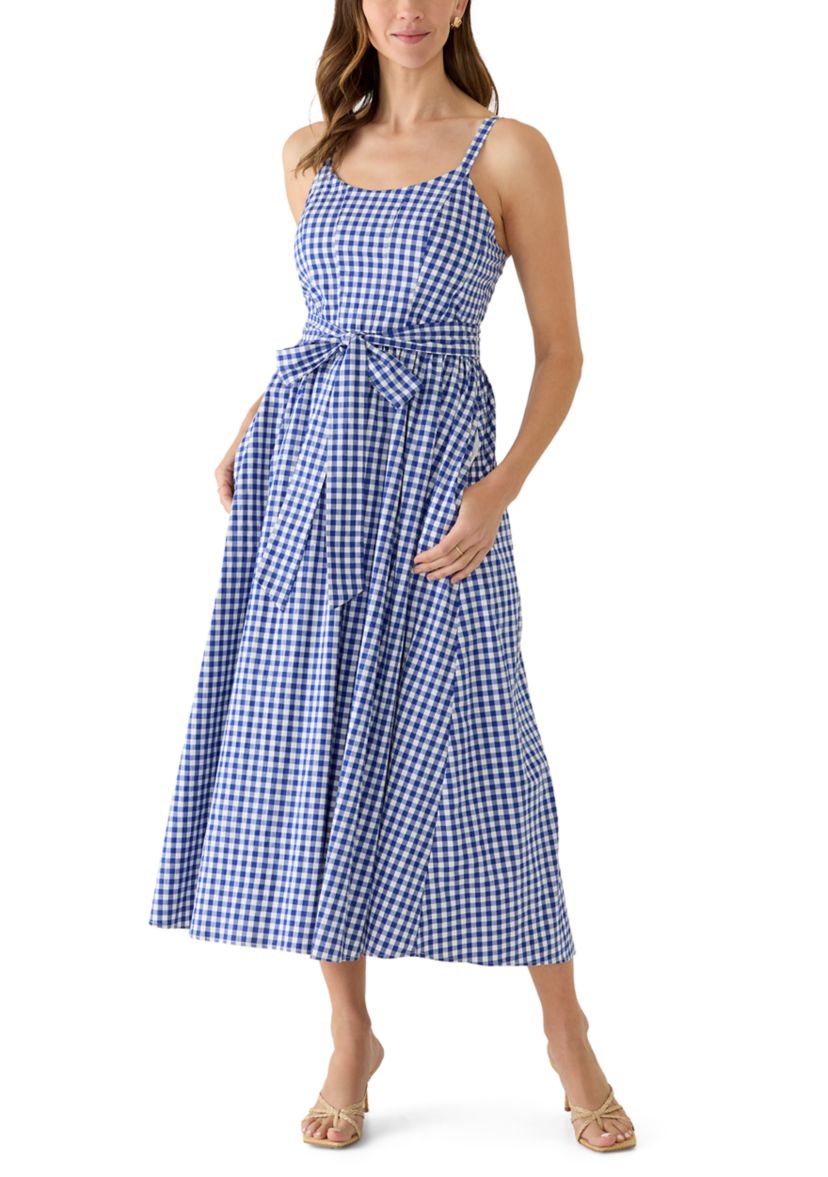 Robbie Bee Women's Sleeveless Gingham A-Line Dress | Belk
