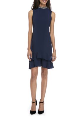 Donna Ricco New York Sleeveless Jewel Neck Dress | belk