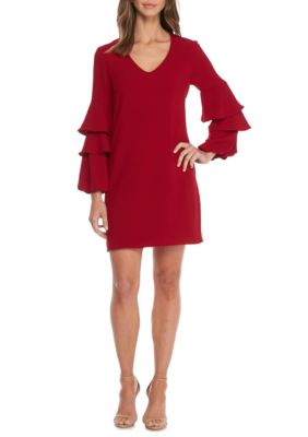 Charles Henry Bell-Sleeve Shift Dress | belk