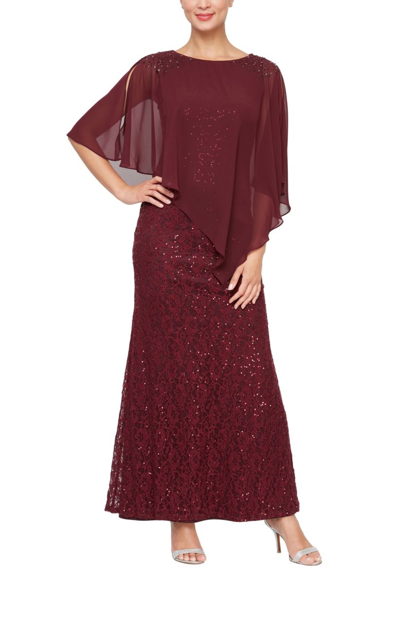 SEQUIN LACE DRESS