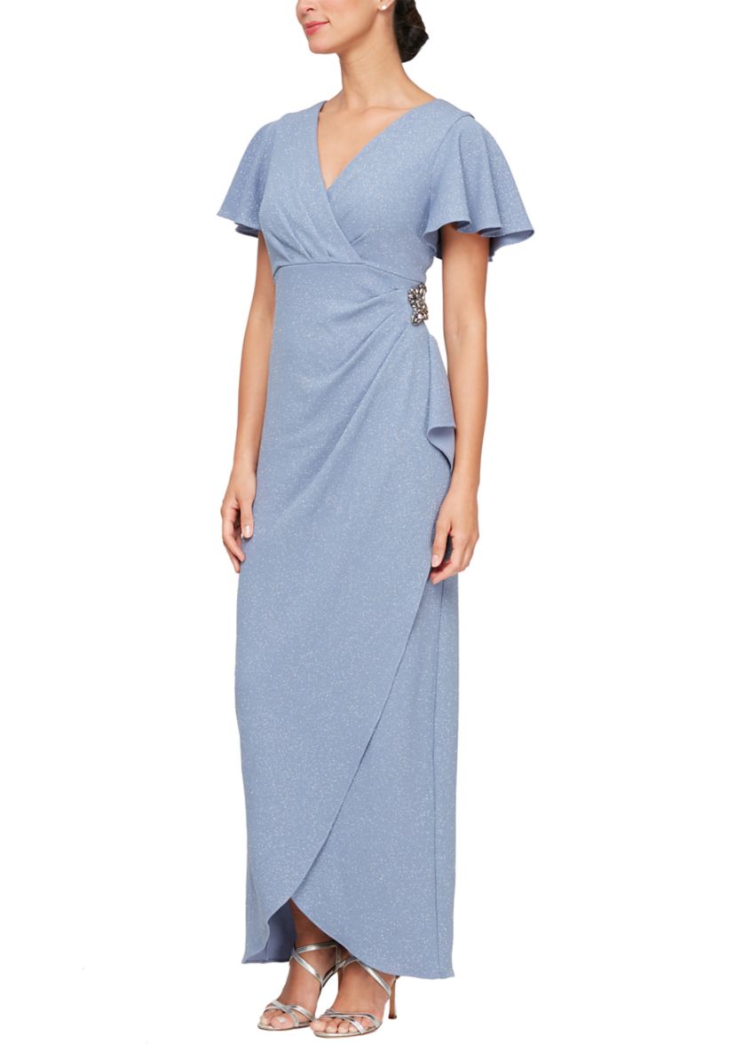 Womens Long Empire Waist Dress