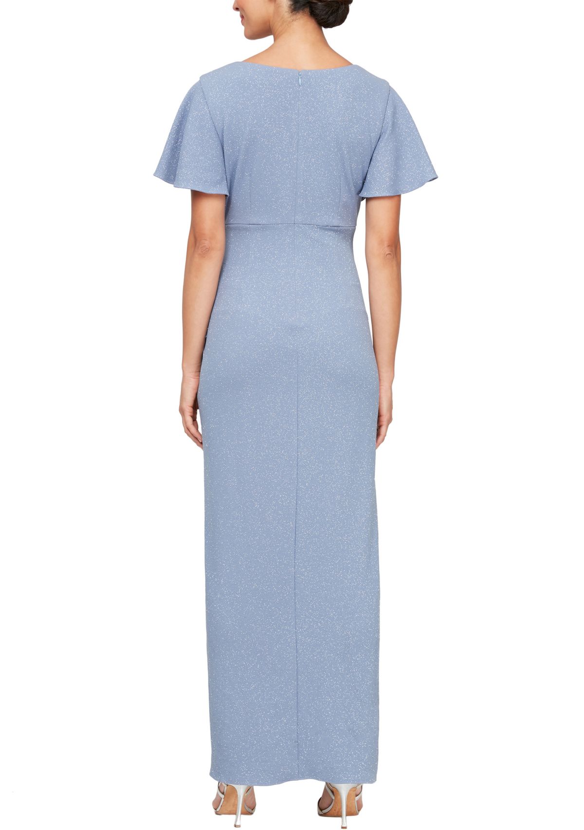 Womens Long Empire Waist Dress