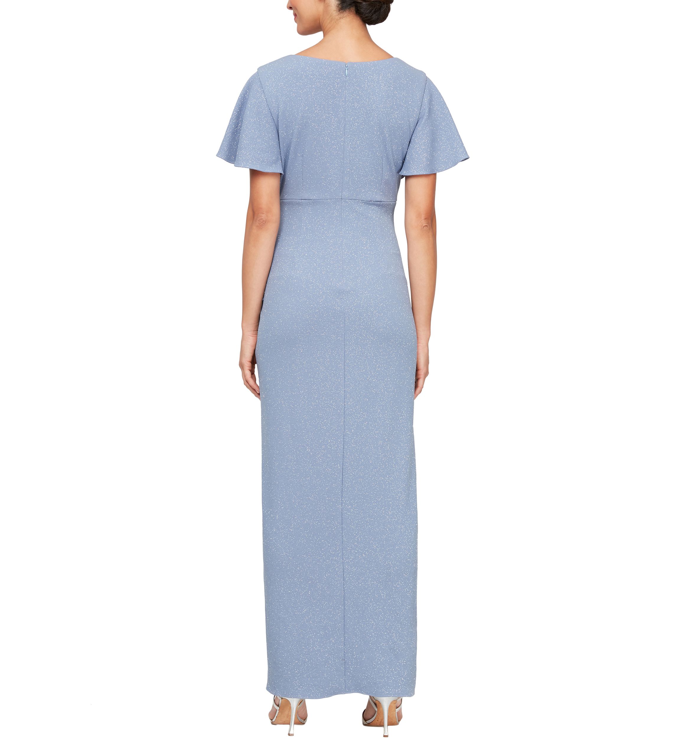 Womens Long Empire Waist Dress
