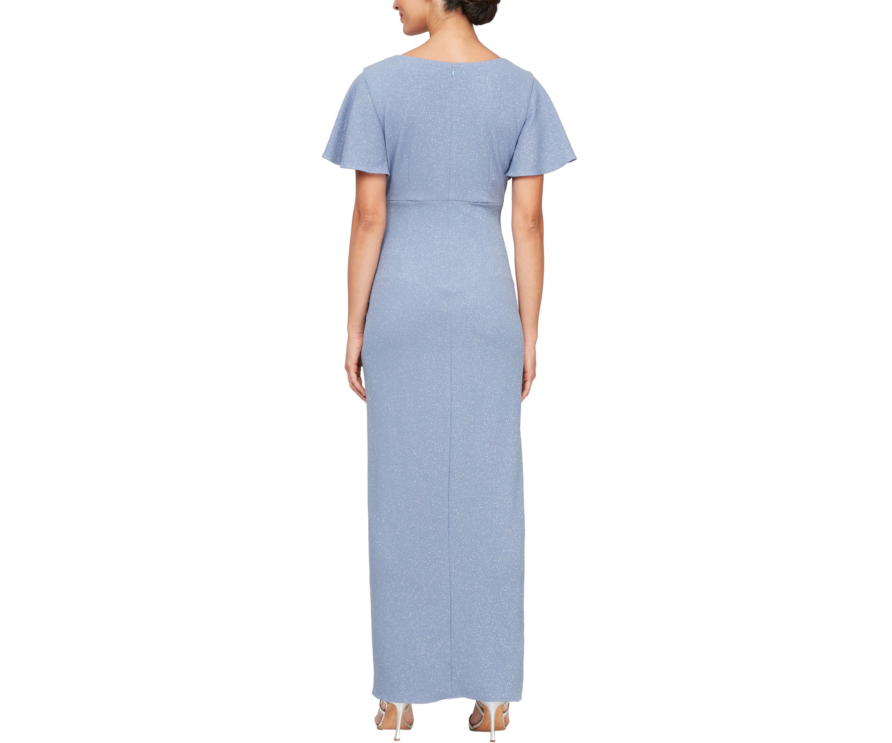 Womens Long Empire Waist Dress
