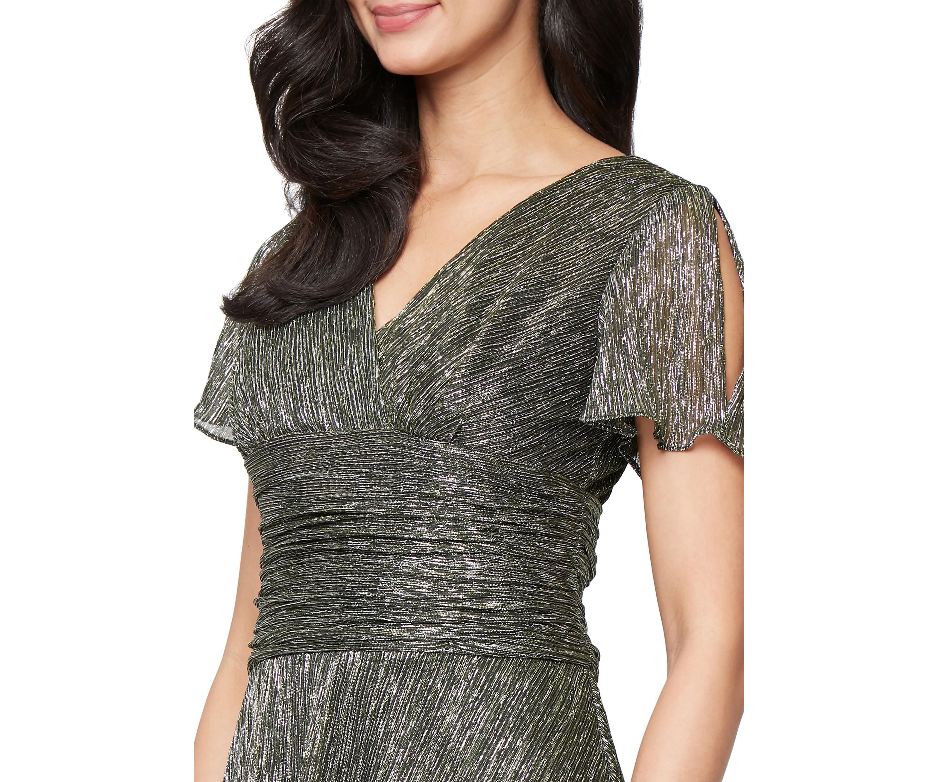 Womens Tea-Length Tier Dress