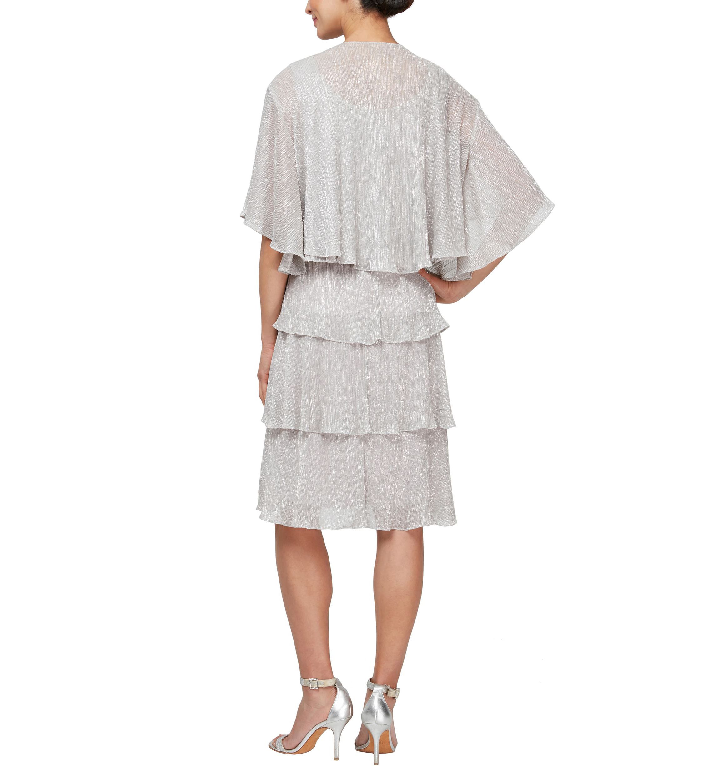 Short Artichoke Tiered Jacket Dress