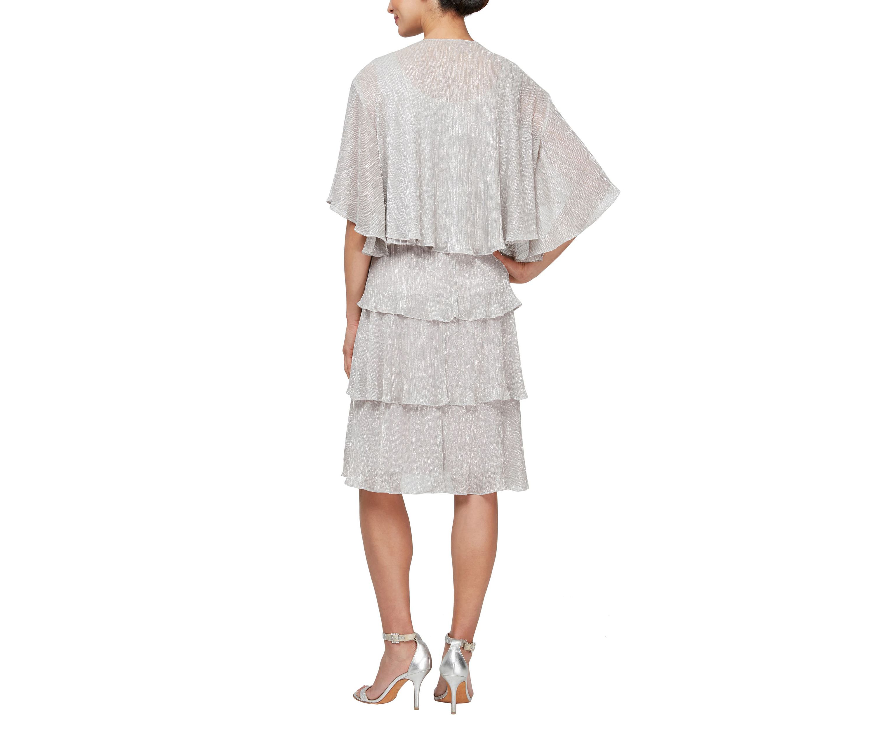 Short Artichoke Tiered Jacket Dress