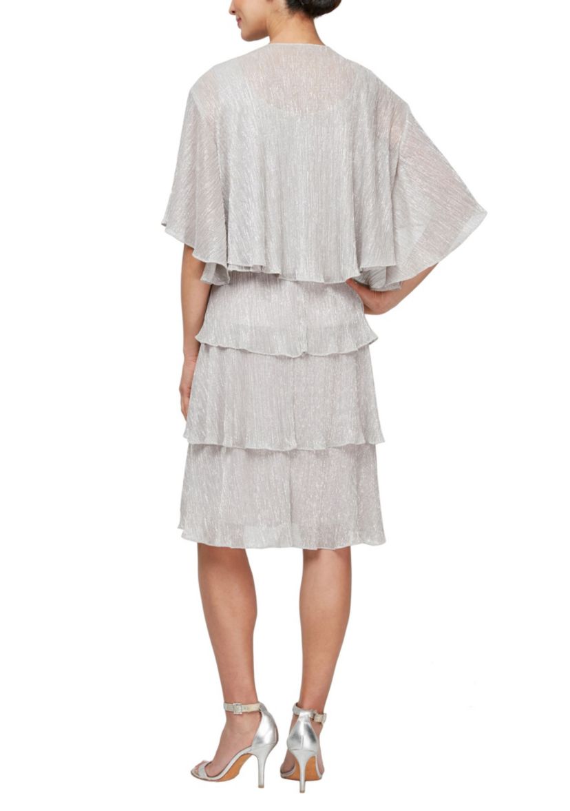 Short Artichoke Tiered Jacket Dress