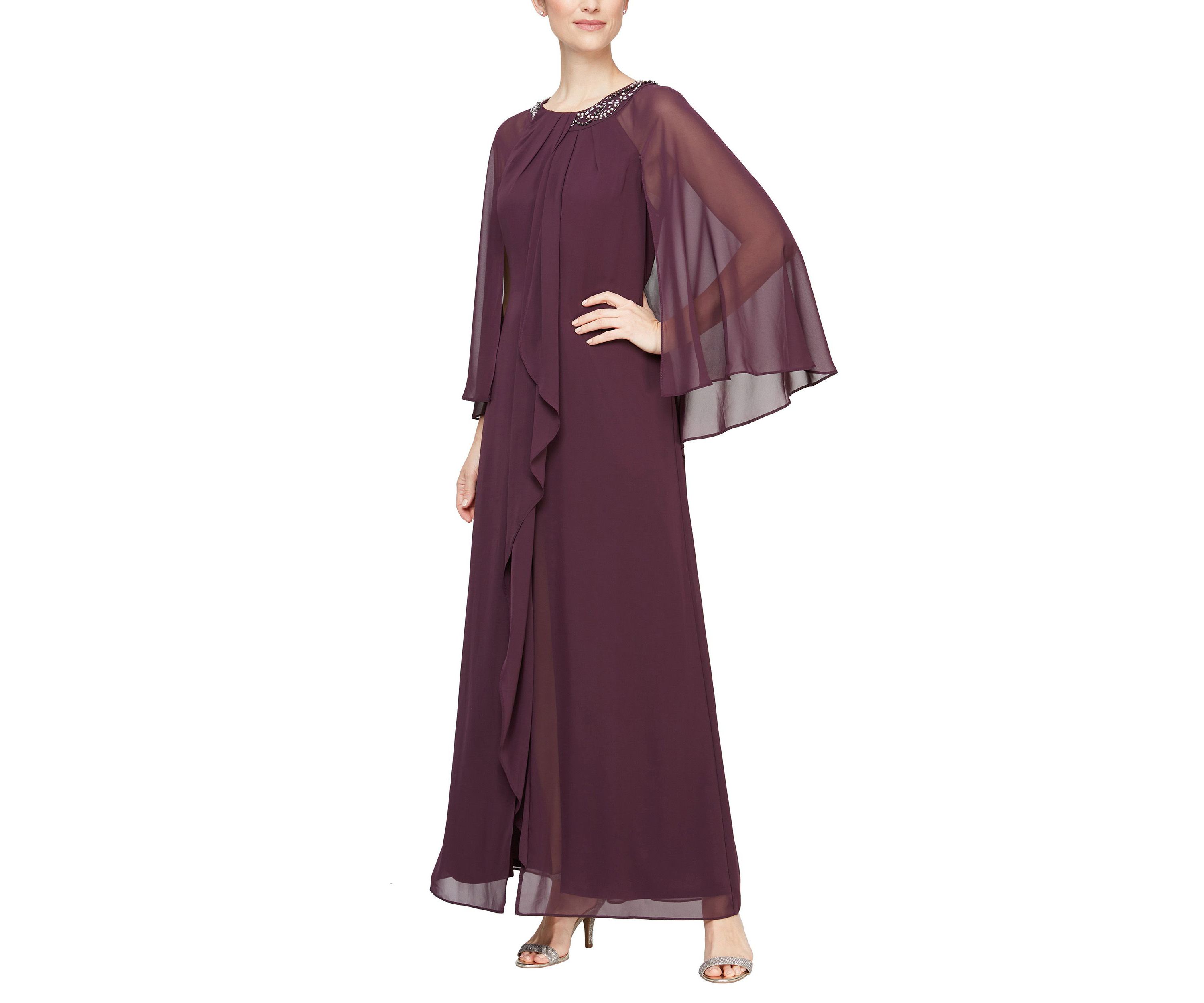 Long Halter Neckline Dress